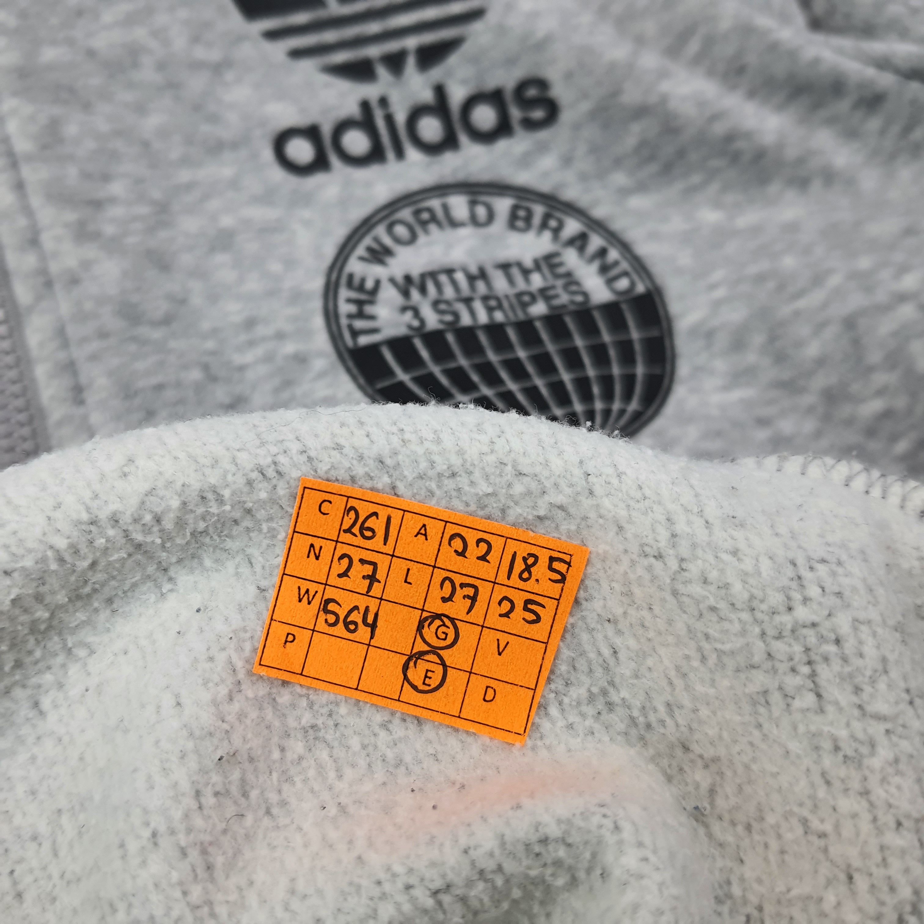 Adidas Vintage Adidas 3 Stripes Zipper Hoodie C261N27 Size US M / EU 48-50 / 2 - 12 Thumbnail