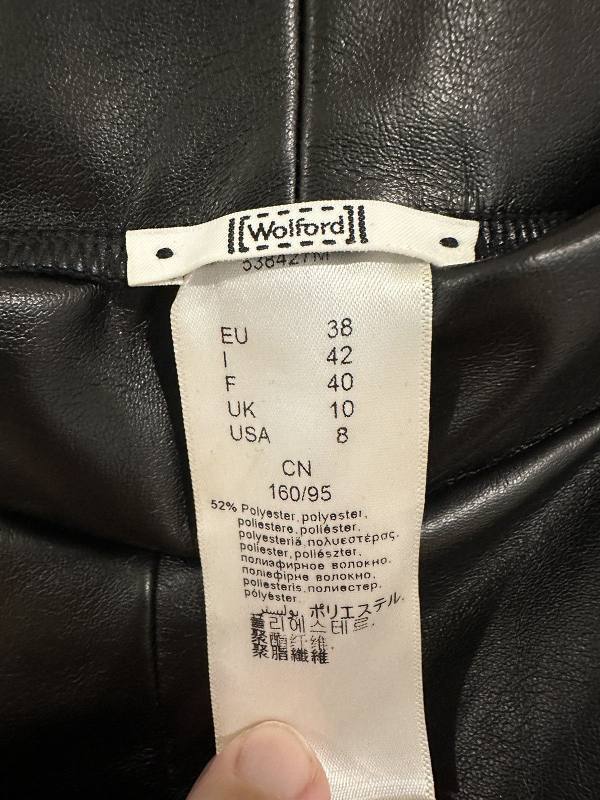 Wolford Wolford faux leather leggings Size 30" / US 8 / IT 44 - 3 Thumbnail