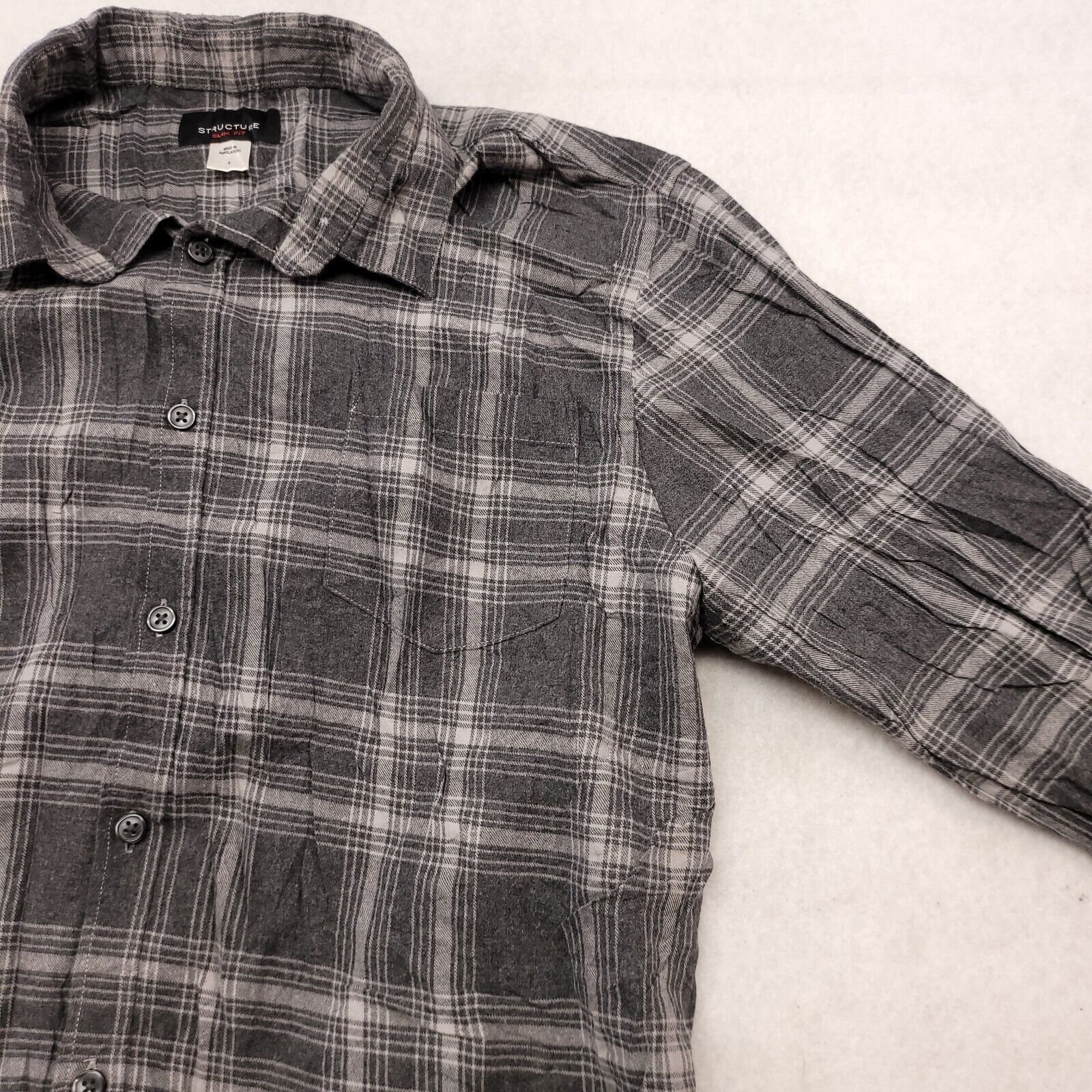 Structure Structure Tartan Flannel Button Up Shirt Mens Size Large L Size US L / EU 52-54 / 3 - 5 Thumbnail