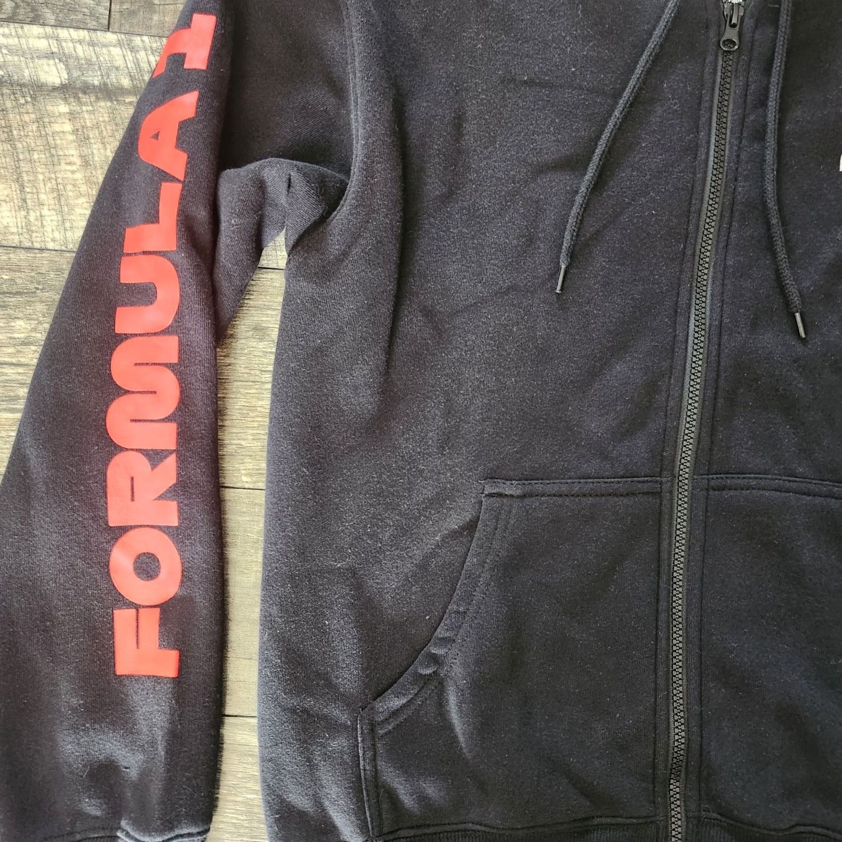 Vintage F1 Formula 1 Racing Hoodie Womens Small Full Zip Black Camo Embroidered New Size S / US 4 / IT 40 - 4 Thumbnail