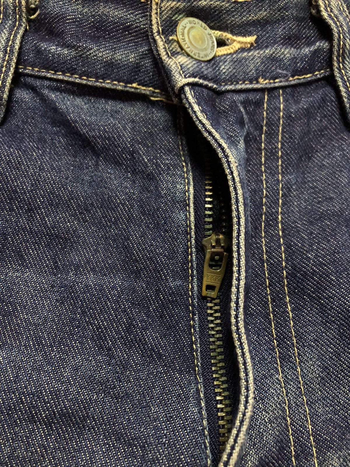 14th Addiction Changing times biker punk flare distressed denim Size US 31 - 3 Thumbnail
