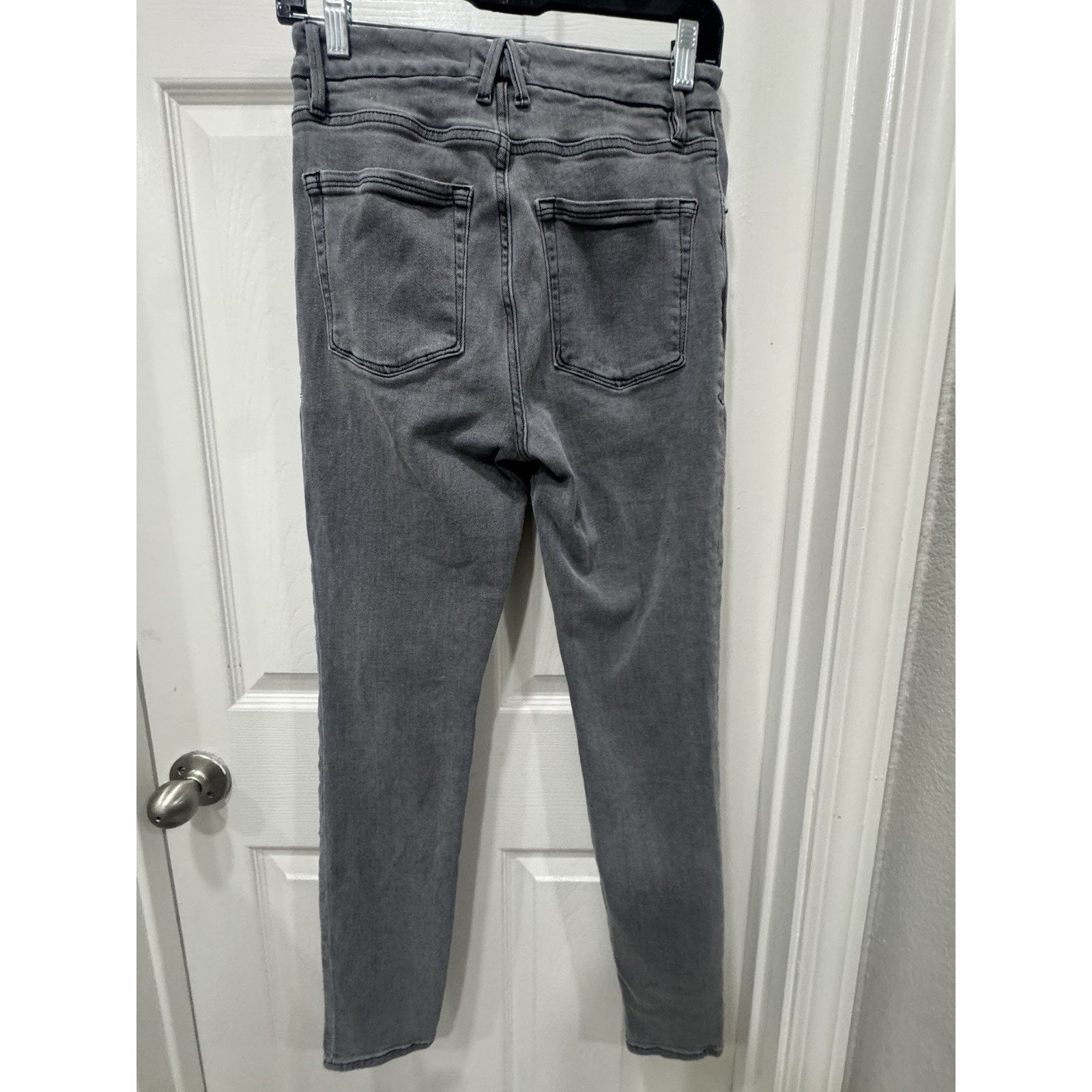 Good American Good American Black Denim High-Rise Skinny Jeans Womens Size 28" / US 6 / IT 42 - 3 Thumbnail