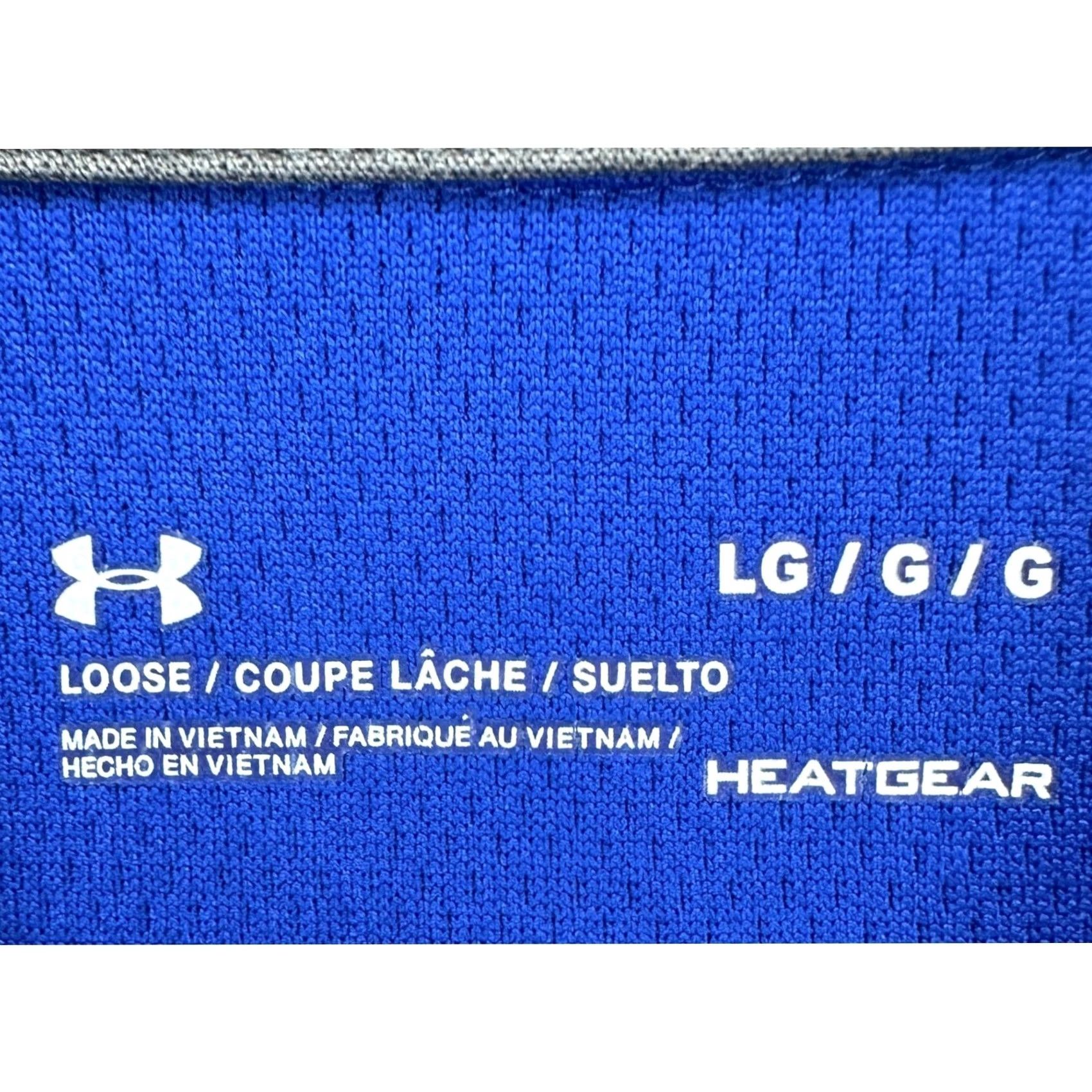Under Armour Under Armour Heat Gear Golf Polo Shirt Mens Large Blue Pinstripes Loose Rugby Size US L / EU 52-54 / 3 - 4 Thumbnail