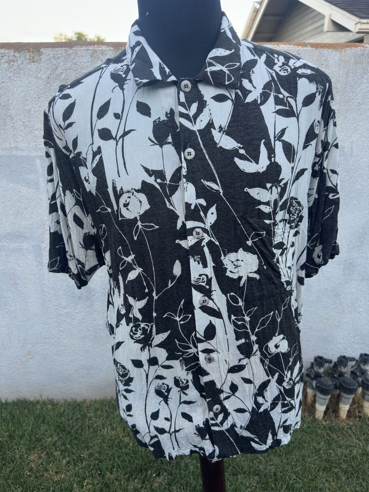 Jams World PreOwned Jams World Hawaiian Print Black/White Men's XL Size US XL / EU 56 / 4 - 1 Thumbnail