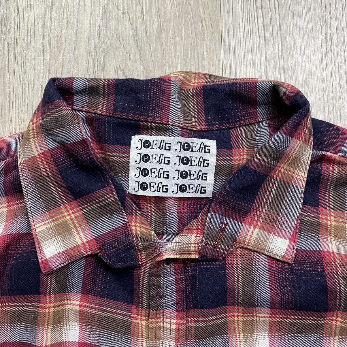 Designer × Japanese Brand JPEGG Button ups plaid Shirt Size US M / EU 48-50 / 2 - 2 Thumbnail