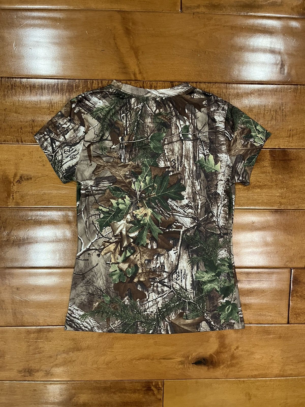Realtree Women’s Pink Realtree Camo T-Shirt Size S / US 4 / IT 40 - 2 Thumbnail