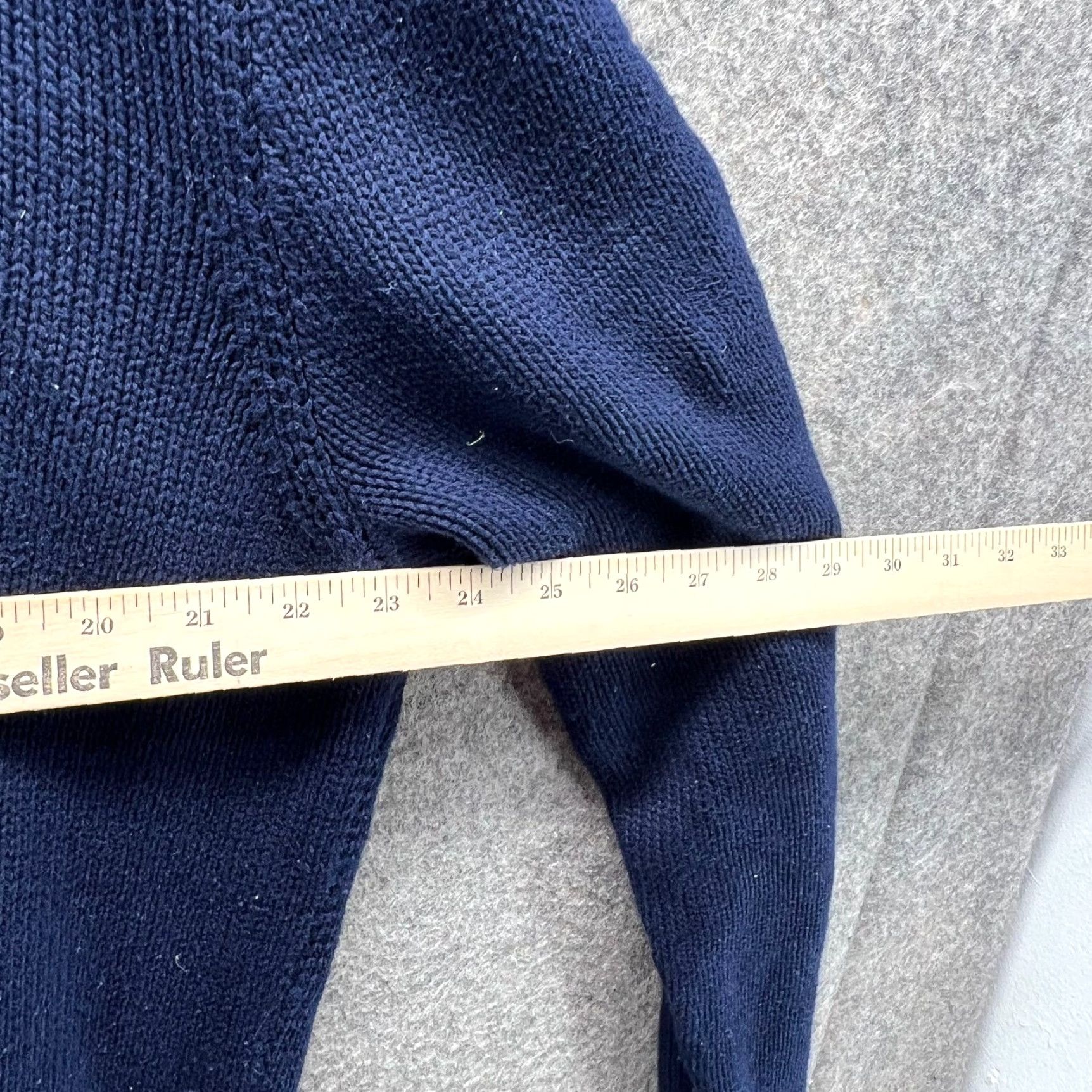 Polo Ralph Lauren VINTAGE Polo Ralph Lauren Sweater Mens XL Blue Navy Pullover Fleece Pony Knit Crew Neck Size US XL / EU 56 / 4 - 3 Thumbnail
