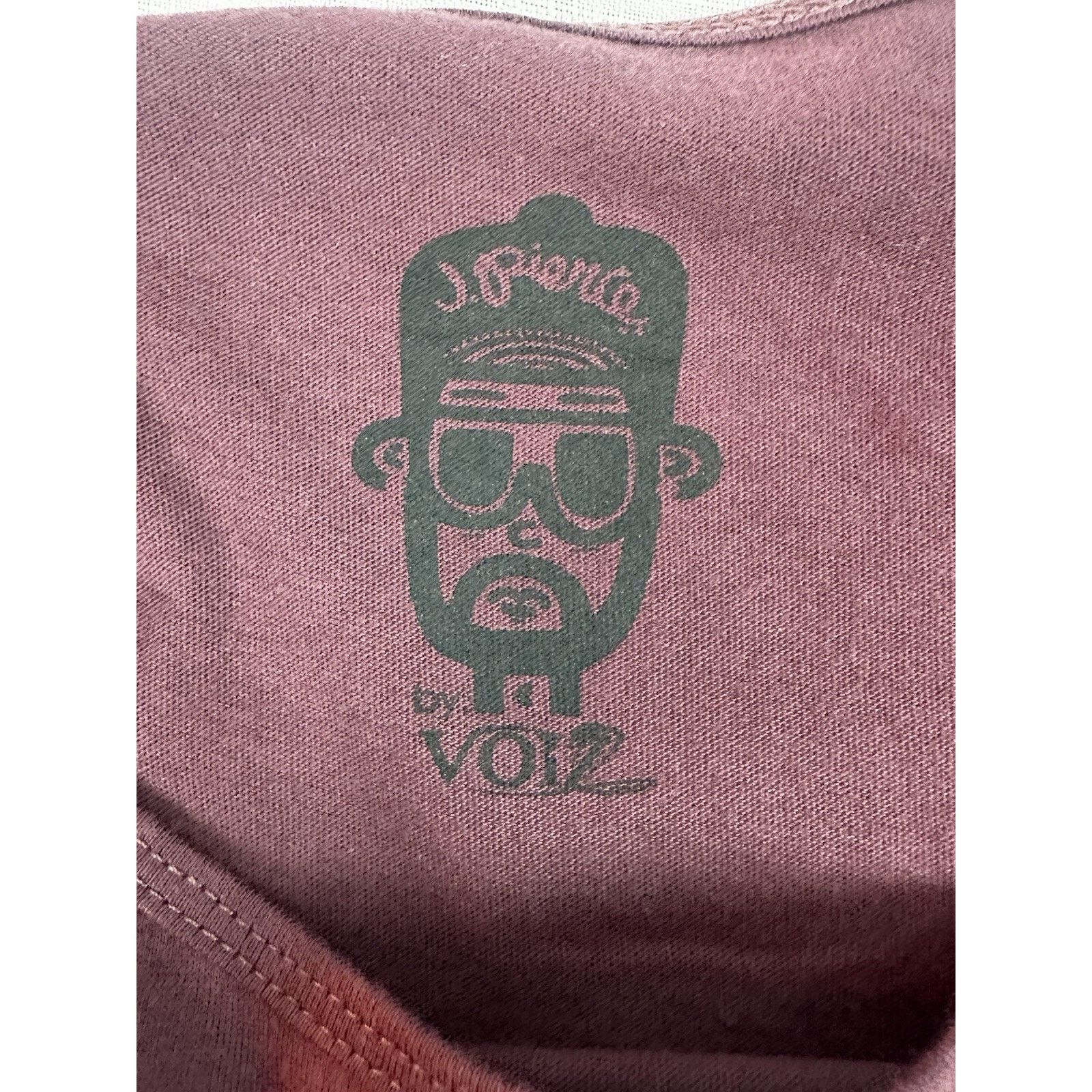 .chill J. Pierce Burgundy Graphic T-Shirt Artistic Design - Large Size US L / EU 52-54 / 3 - 5 Thumbnail