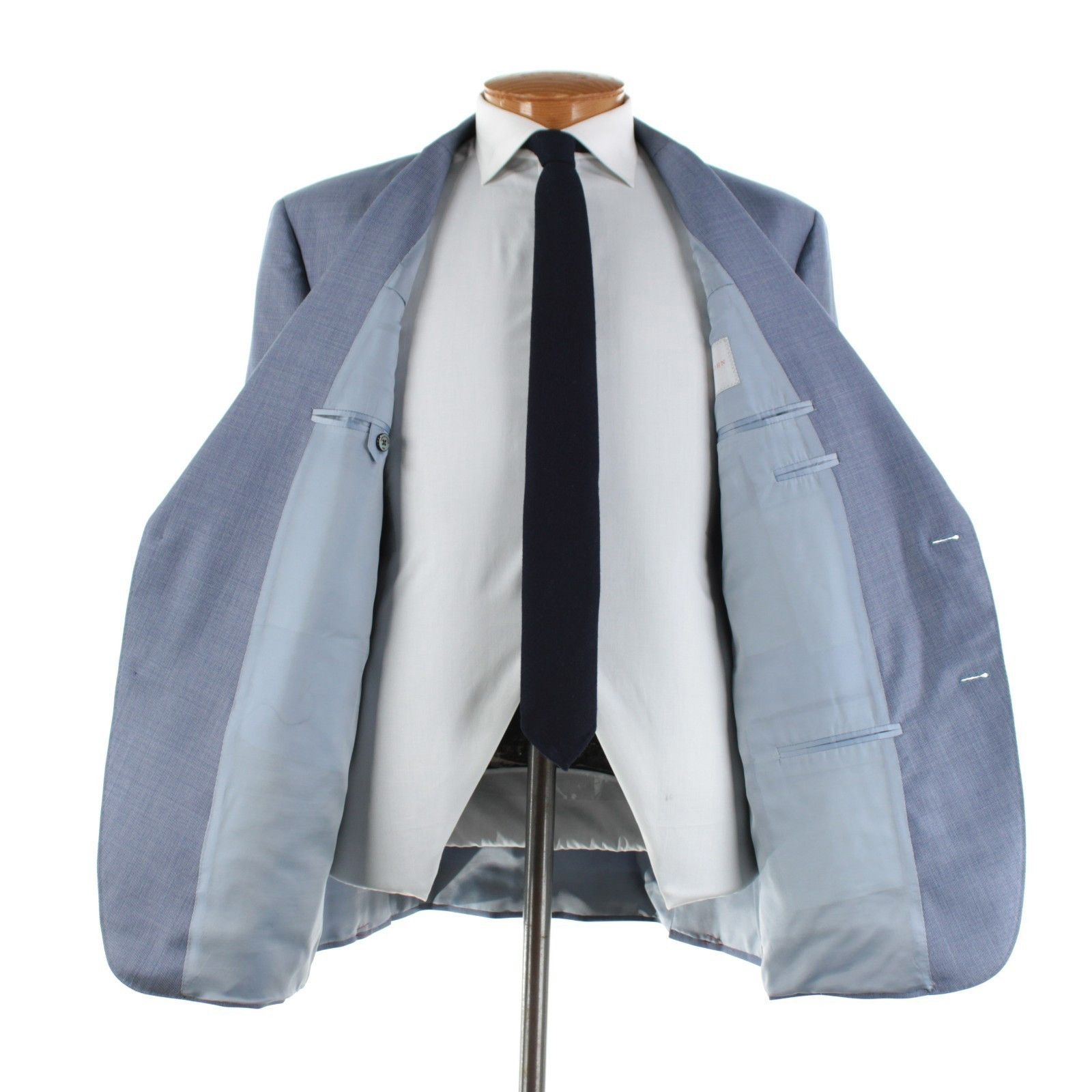 Samuelsohn Samuelsohn Suit Size US 48 Regular in Blue Size 48R - 7 Thumbnail