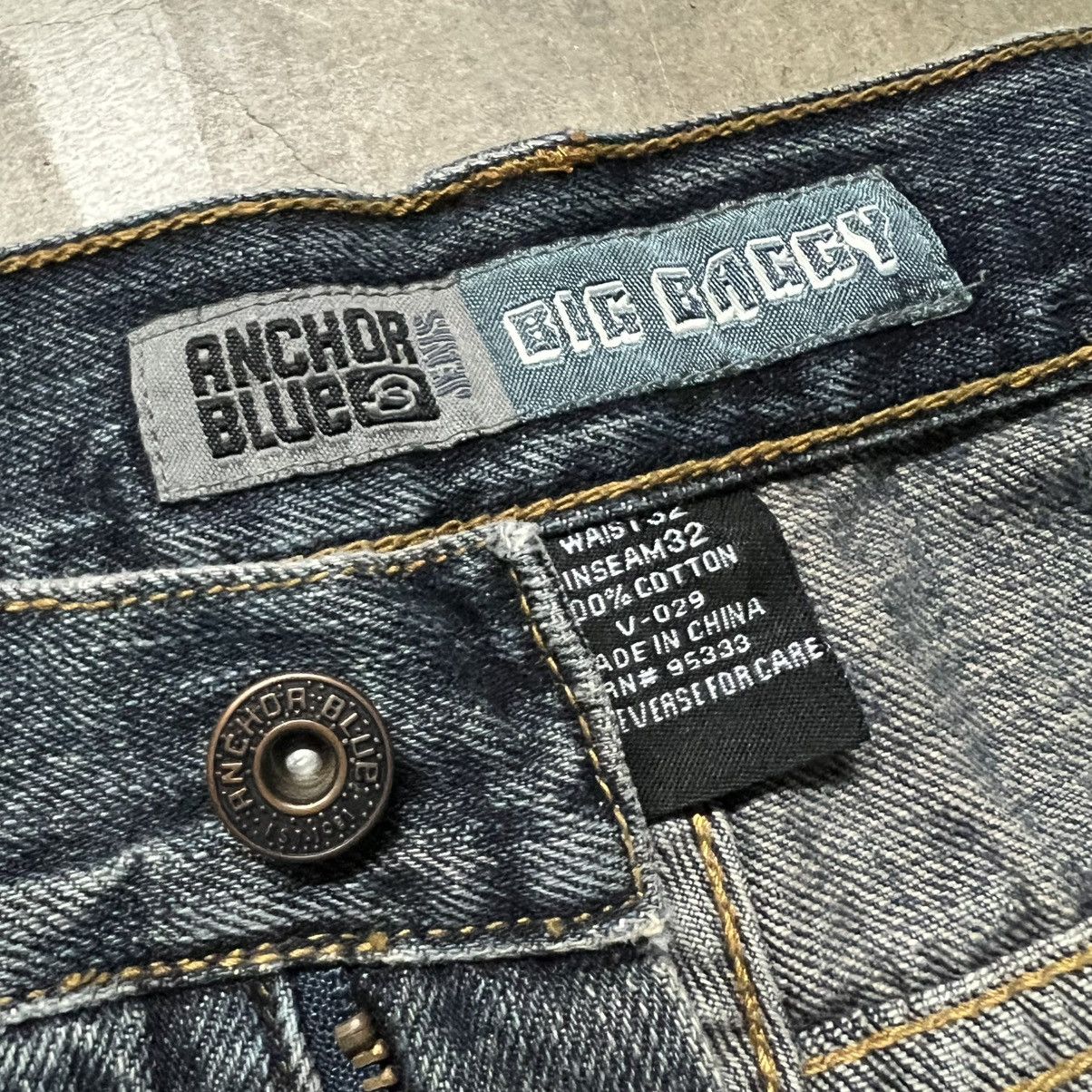 Anchor Blue × JNCO × Southpole Vintage Y2K Anchor Blue BAGGY Denim Jeans Size US 32 / EU 48 - 3 Thumbnail