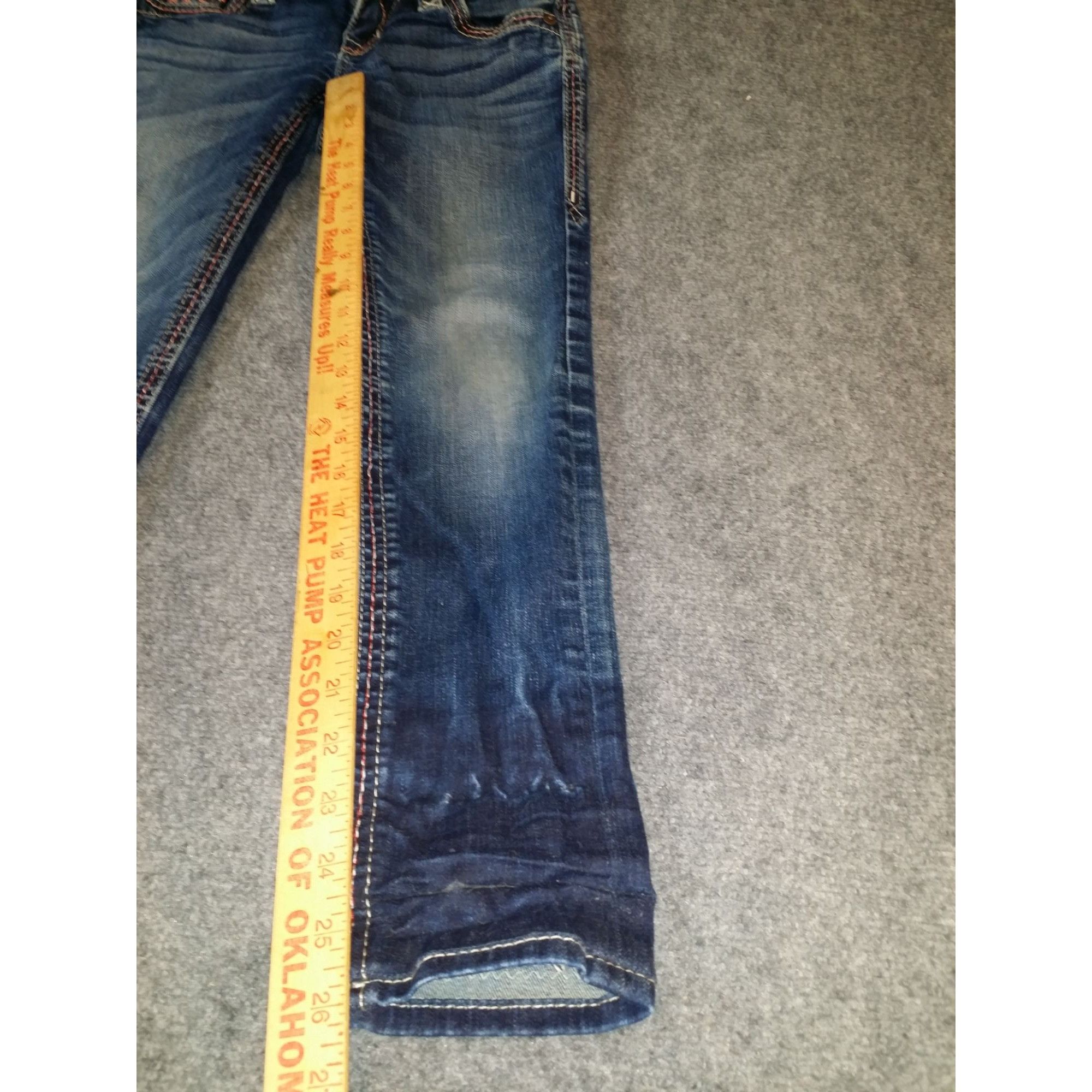 Rock Revival Rock Revival Alivia Skinny Jeans Women Sz 25 Rhinestone Embr Size 25" / US 0 / IT 36 - 3 Thumbnail