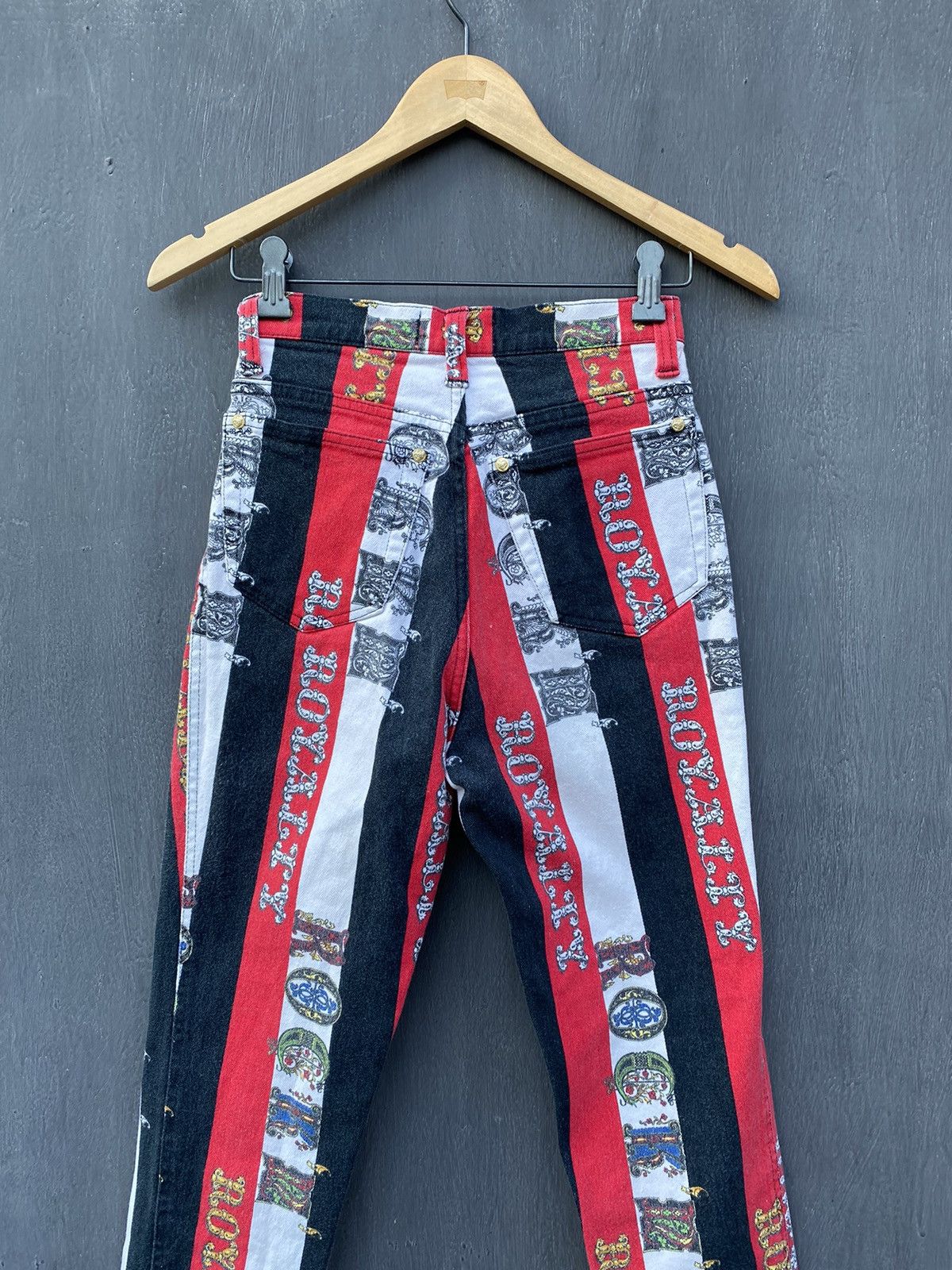 Versace Versace 90s Vintage Rock Royalty pants size 29 made in italy Size 29" - 9 Thumbnail
