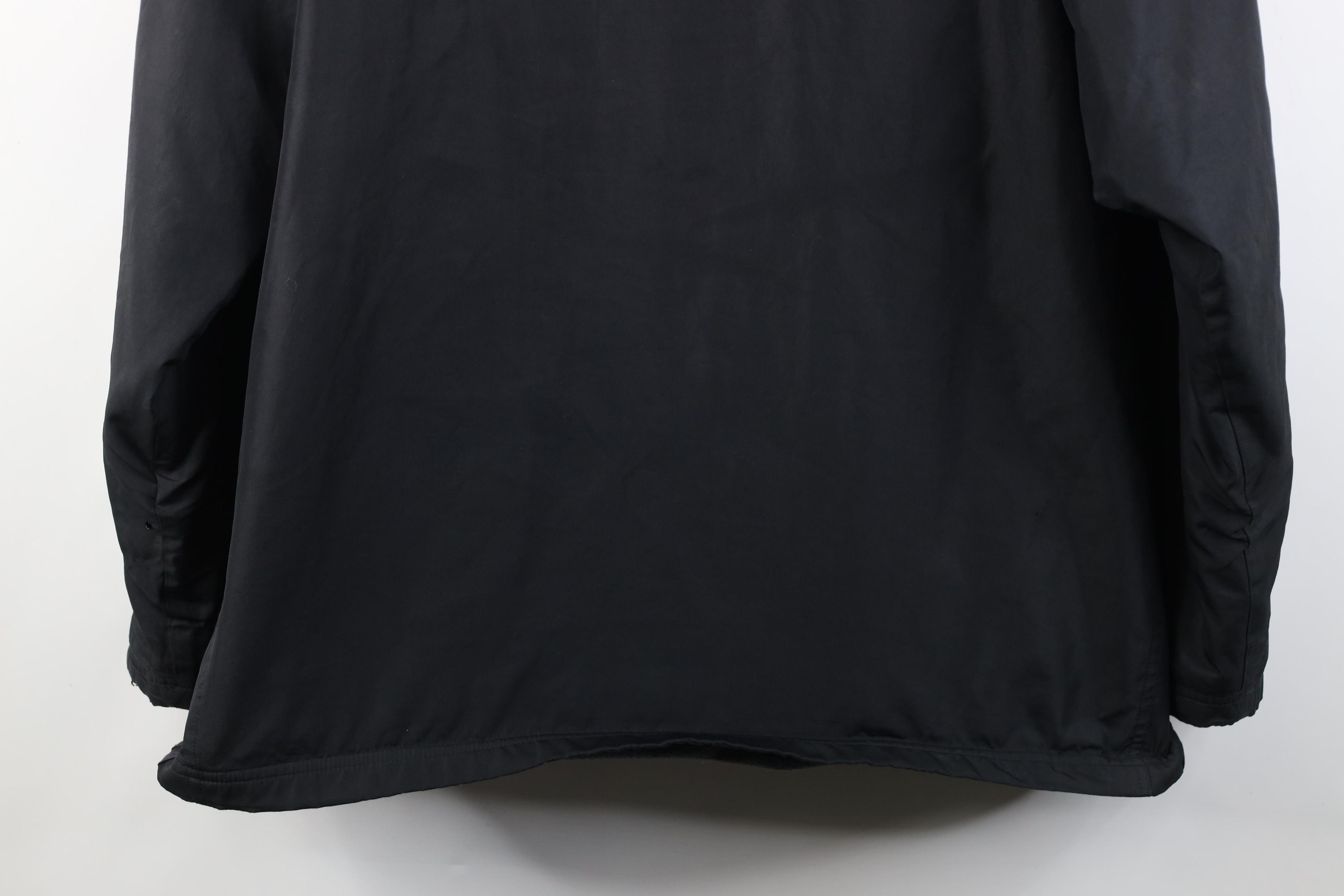 Adidas Vintage Adidas Spell Out Fleece Lined Hooded Jacket Black Size US L / EU 52-54 / 3 - 22 Thumbnail