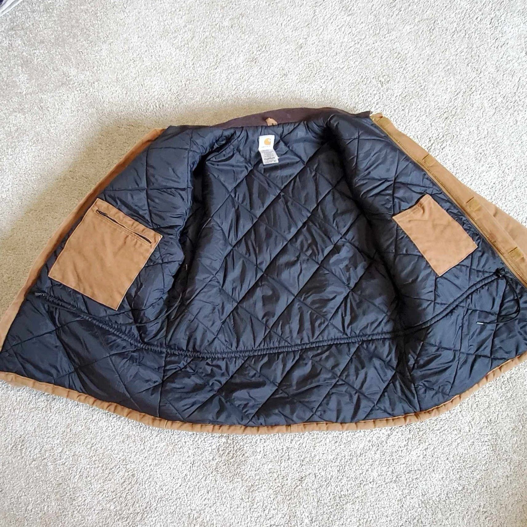 Carhartt VINTAGE Carhartt Jacket Mens Chore Barn Coat C26 CHT Brown XL TG Big & Tall USA Overcoat Size US XL / EU 56 / 4 - 5 Thumbnail