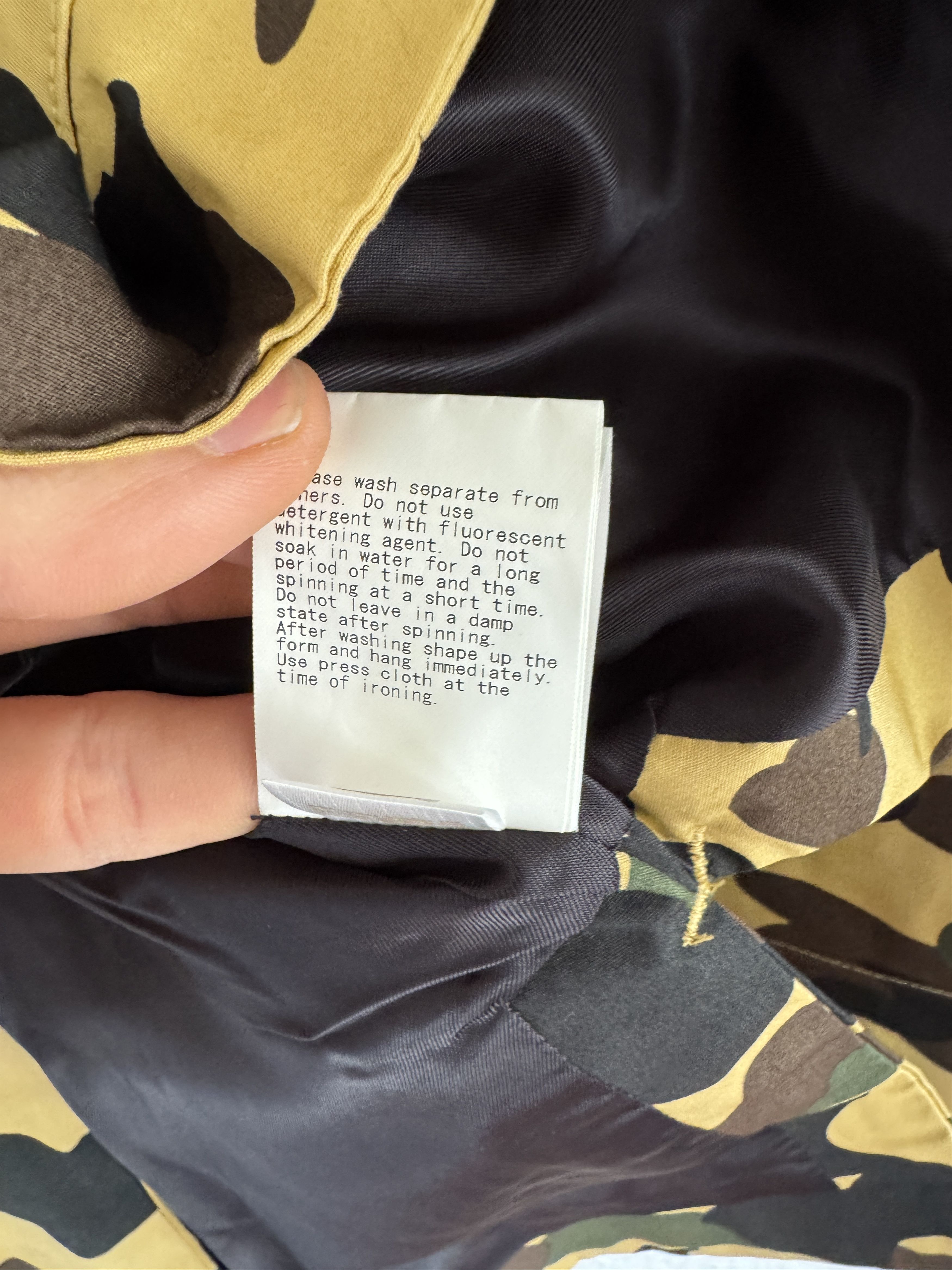 Bape 1st Camo China Jacket Yellow Size US XL / EU 56 / 4 - 16 Thumbnail