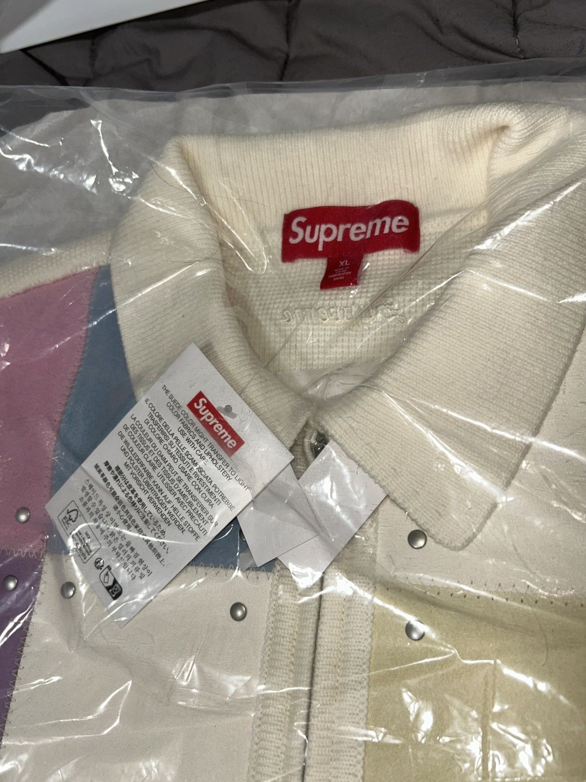 Supreme Supreme studded suede zip up cardigan Size US XL / EU 56 / 4 - 4 Thumbnail