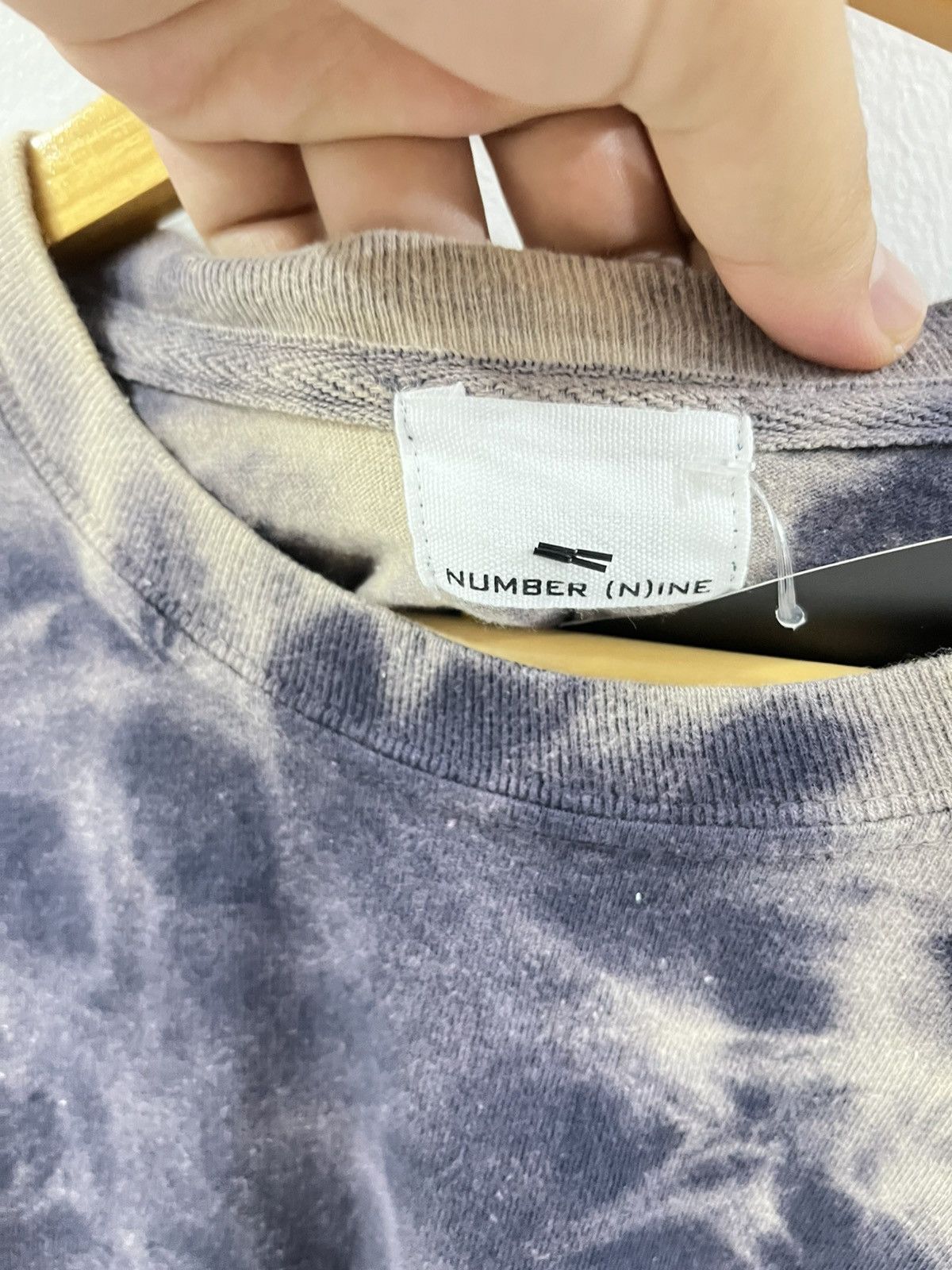 Japanese Brand × Number (N)ine × Vintage Vintage Number Nine Small Logo Acids wash longsleeve t shirt Size US L / EU 52-54 / 3 - 6 Thumbnail