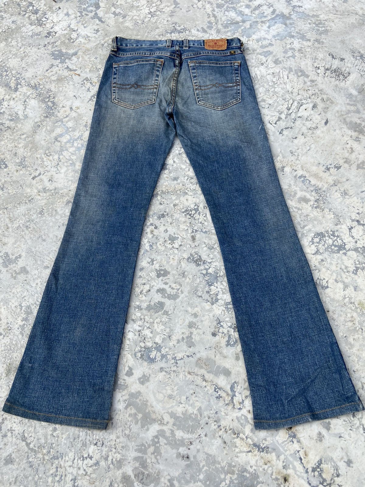 Lucky Brand × Vintage Lucky brand vintage denim pants flare Size 26" / US 2 / IT 38 - 2 Thumbnail