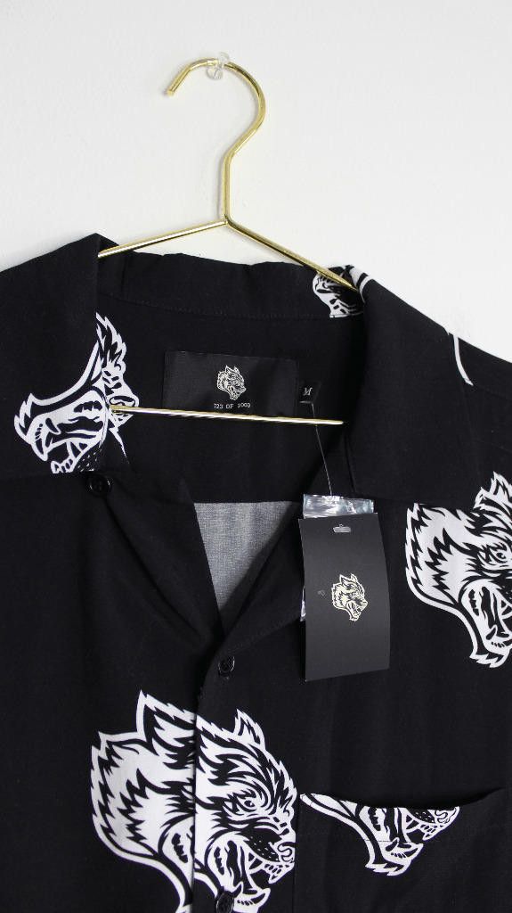Darc Sport NWT Black Darc Sport Club Monogram Ace Button Up - M Size US M / EU 48-50 / 2 - 5 Thumbnail