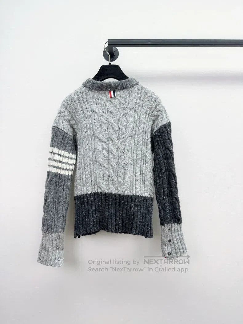 Thom Browne Thom Browne Wool Classic Patchwork Sweater Size US XS / EU 42 / 0 - 5 Thumbnail