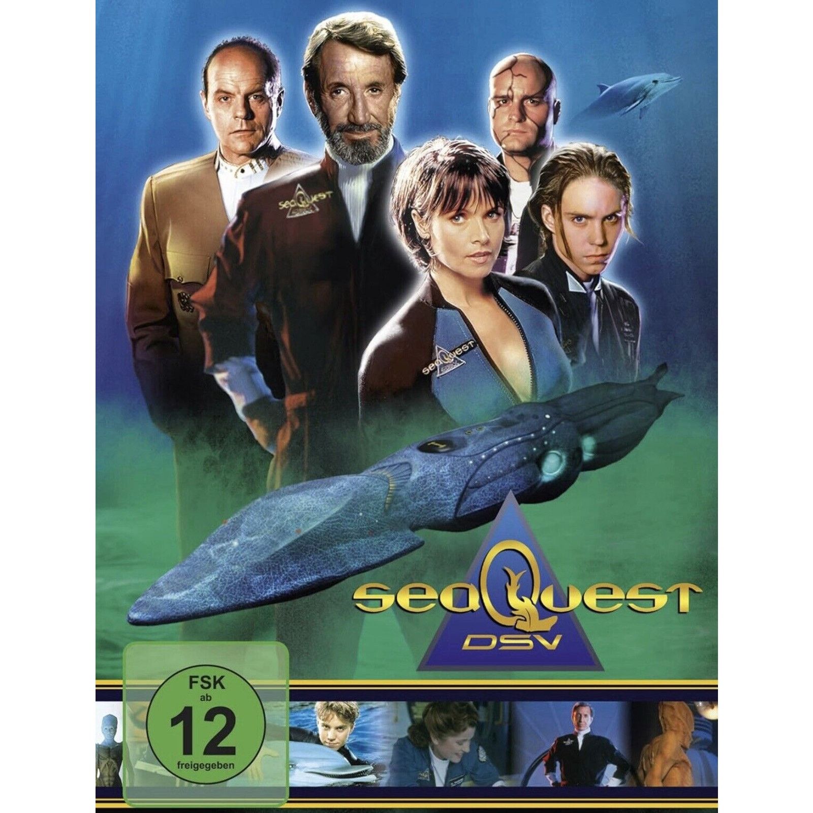 Vintage Vintage 1994 Sea Quest DSV Film Cast & Crew Varsity Jacket Size US L / EU 52-54 / 3 - 6 Thumbnail