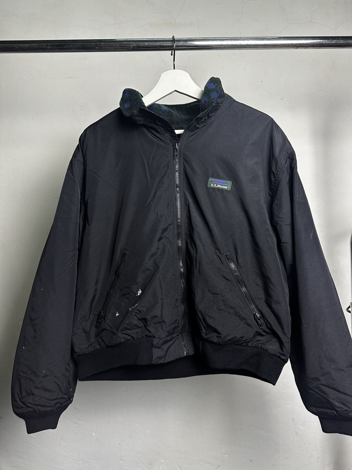 L.L. Bean 90's L.L.Bean Fleece-Lined Warm-up Jacket | Grailed