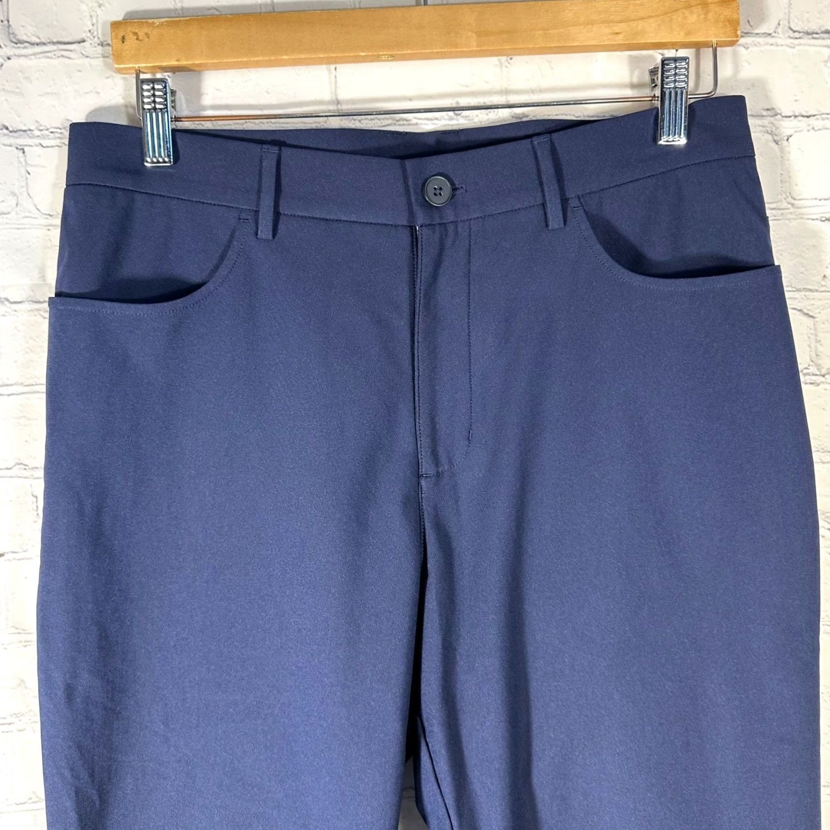 Vintage Lambs Faraday Mens Navy Blue EMF Radiation Shielding Chino Pants Size 32 Size US 32 / EU 48 - 2 Thumbnail