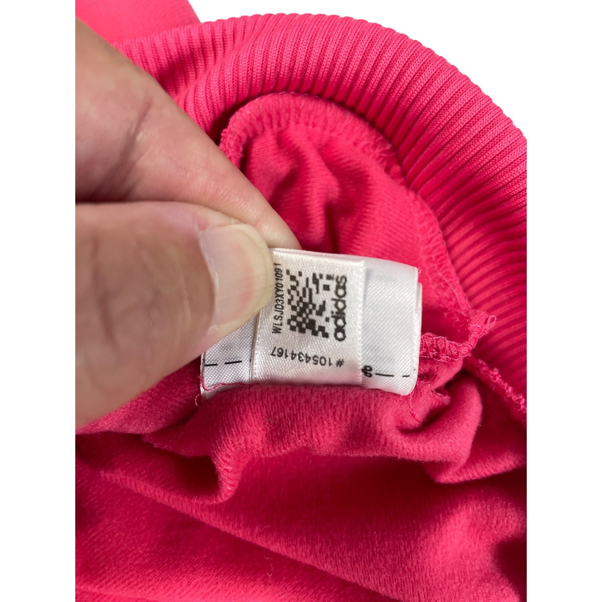 Adidas Adidas Womens Pink Track Jacket With Blue Stripes Size L SKU Size L / US 10 / IT 46 - 12 Thumbnail