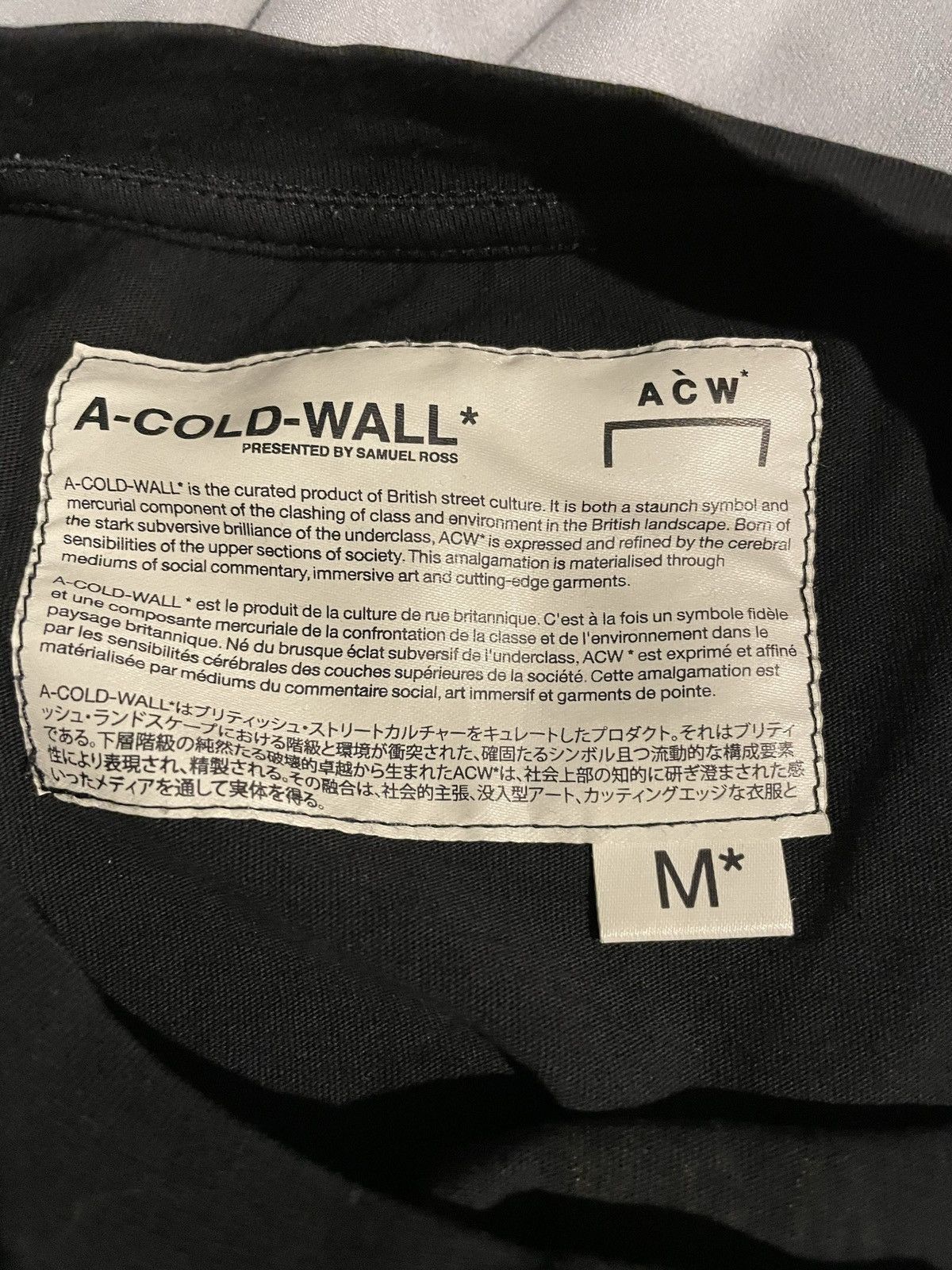 A-COLD-WALL* ACW Long Sleeve Shirt Size US M / EU 48-50 / 2 - 4 Thumbnail