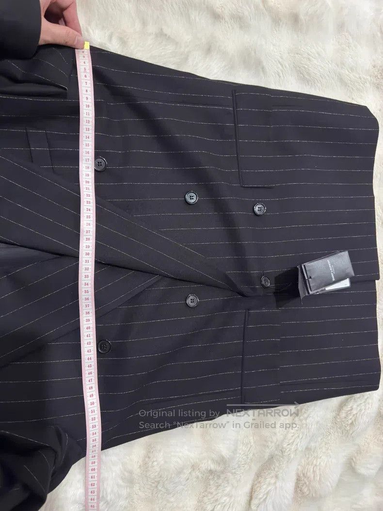 Saint Laurent Paris Saint Laurent Paris Double-breasted Men's Suit Jacket Size US M / EU 48-50 / 2 - 8 Thumbnail