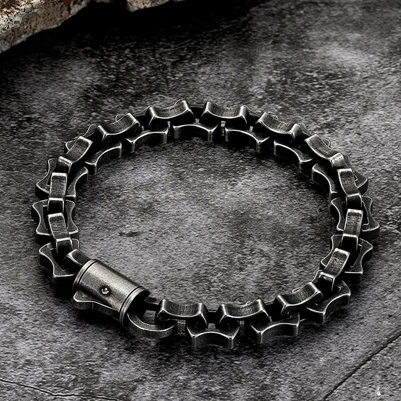 Other Punk Retro Link Chain Bracelet Bangles Gift For Him Size ONE SIZE - 5 Thumbnail