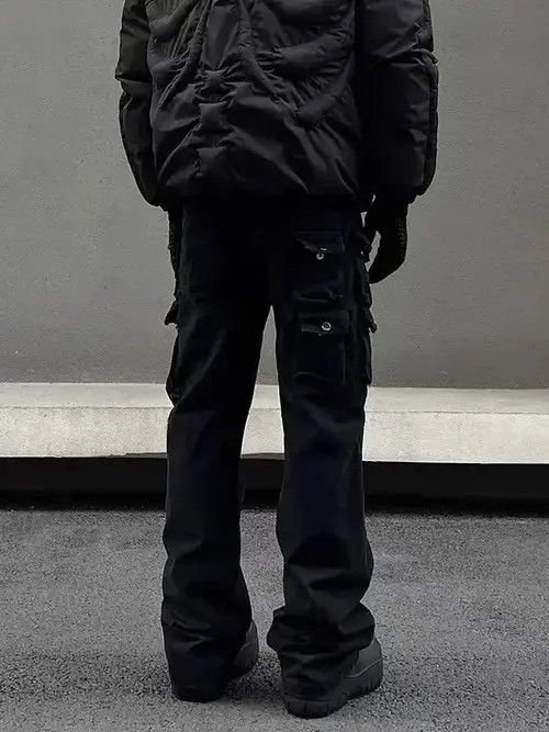 VIBE Street Retro Heavyweight Multi-Pocket Cargo Jeans Size US 32 / EU 48 - 3 Thumbnail