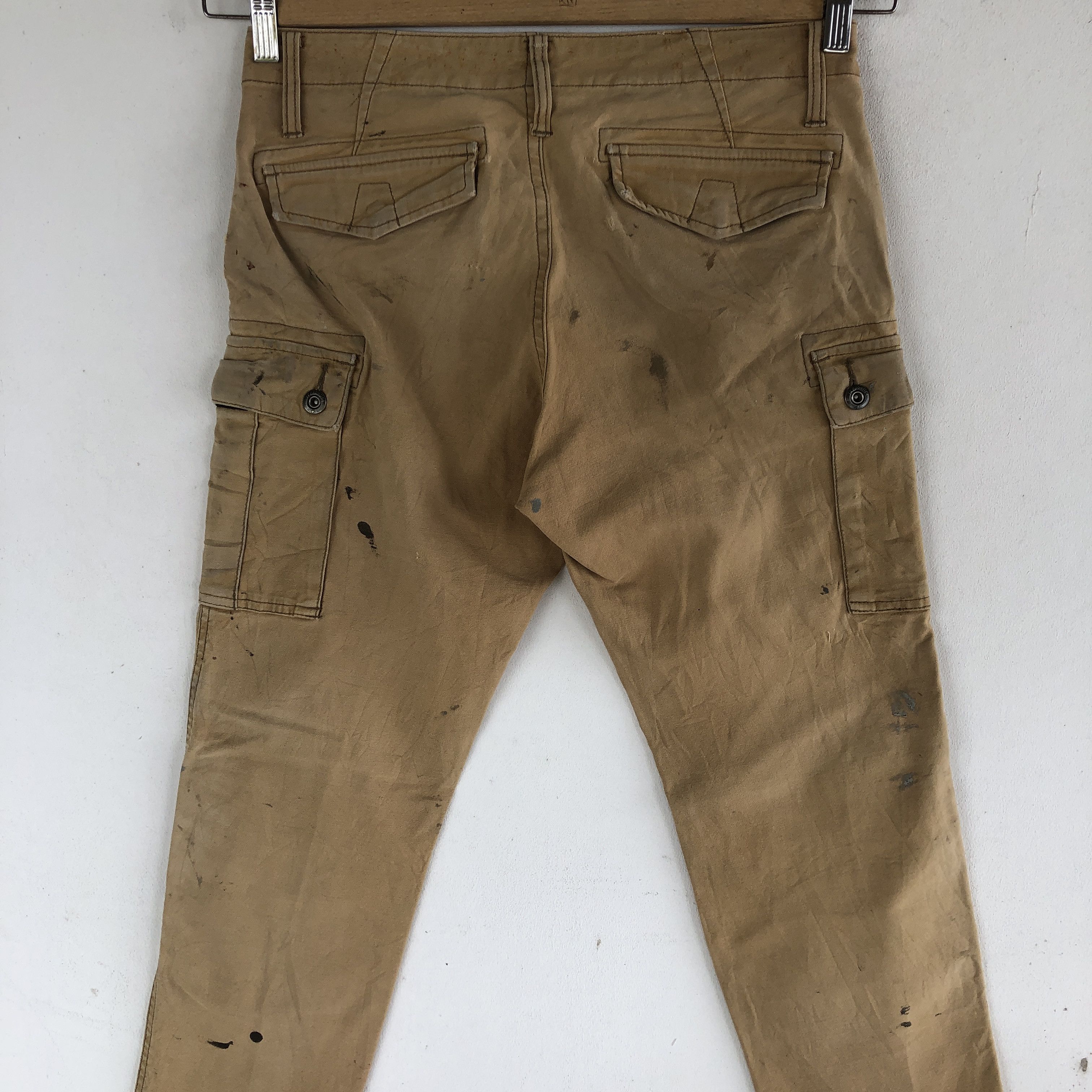 Japanese Brand Japanese Dirty Cargo Pants Multi Pocket Military Trousers Size US 30 / EU 46 - 4 Thumbnail