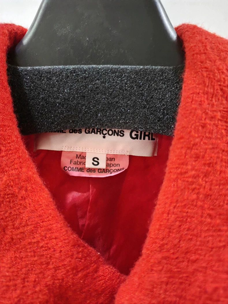 Comme des Garcons Comme Des Garcons Red fleece cardigan Size S / US 4 / IT 40 - 3 Thumbnail
