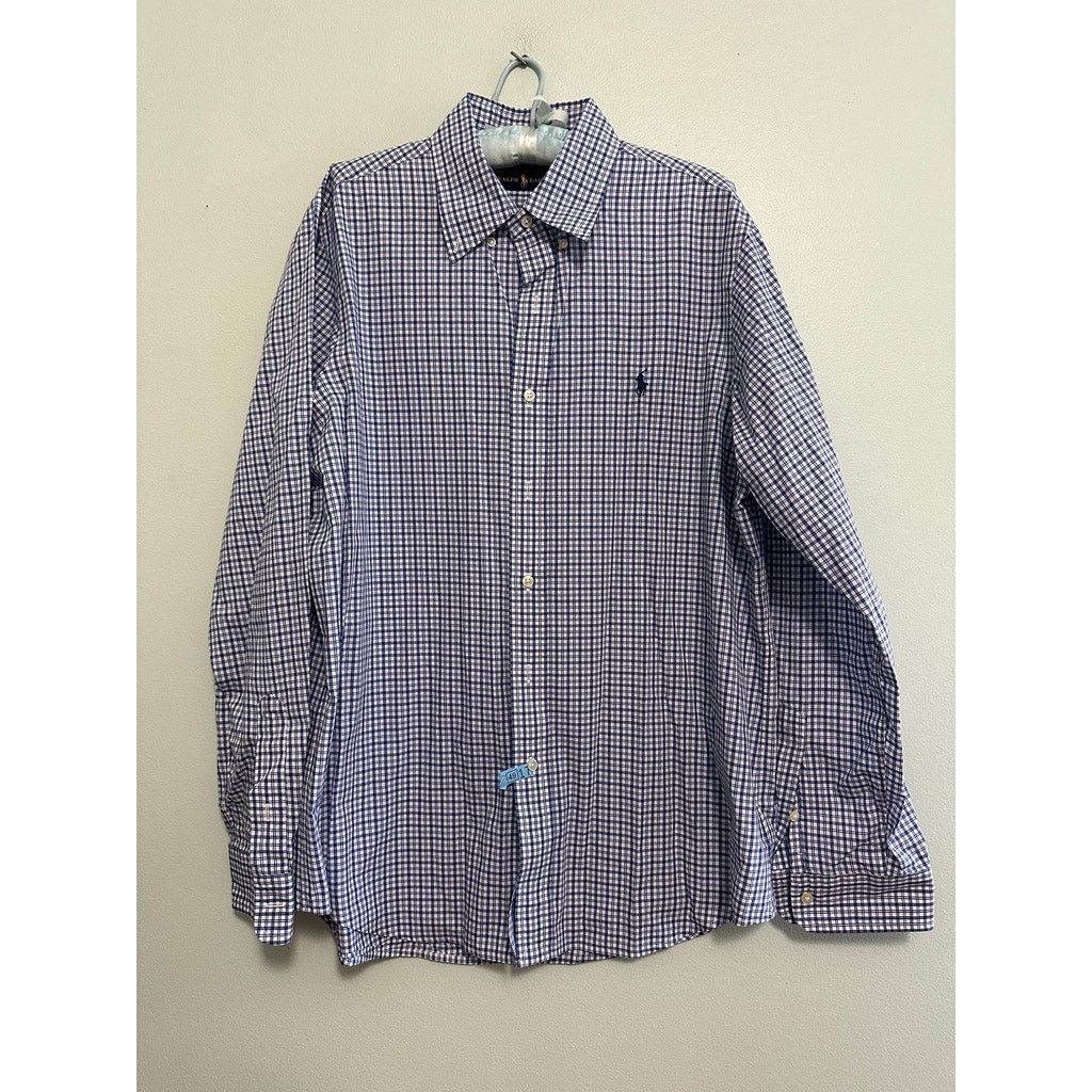 Ralph Lauren Ralph Lauren blue plaid button down size L Size US L / EU 52-54 / 3 - 2 Thumbnail