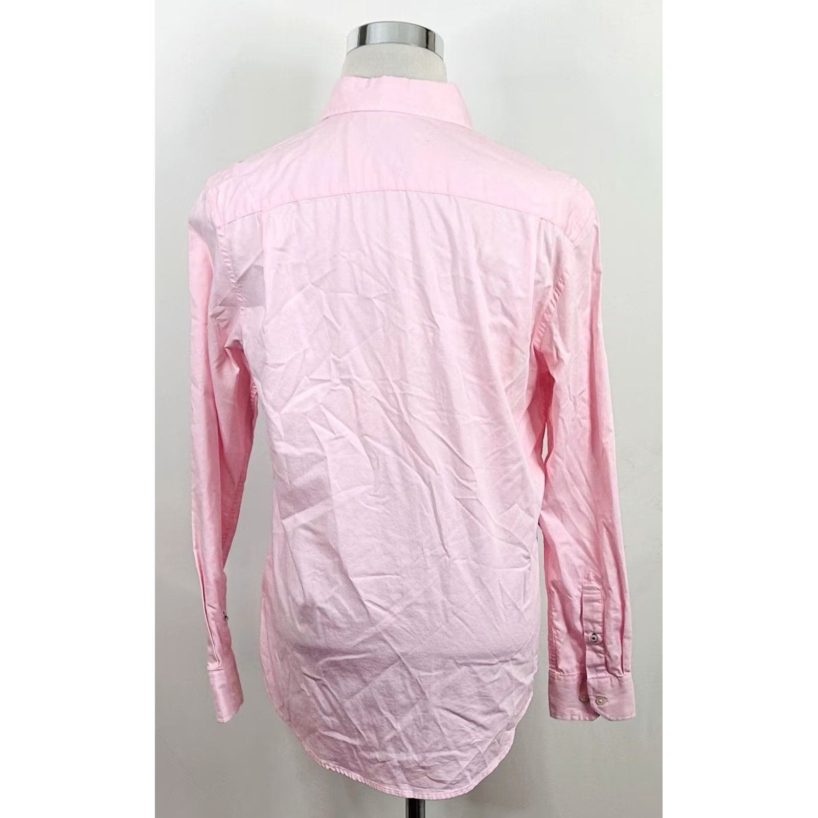 Tommy Hilfiger Tommy Hilfiger Medium Casual Button Front Shirt Pink 100% Cotton Shirt Men M Pink 100% Cotton Button-Front Casual Mens Shirt Size US M / EU 48-50 / 2 - 5 Thumbnail