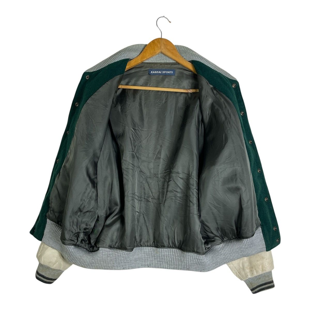 Kansai Yamamoto Vintage KANSAI SPORTS Pisces Zodiac Varsity Jacket Size US L / EU 52-54 / 3 - 3 Thumbnail