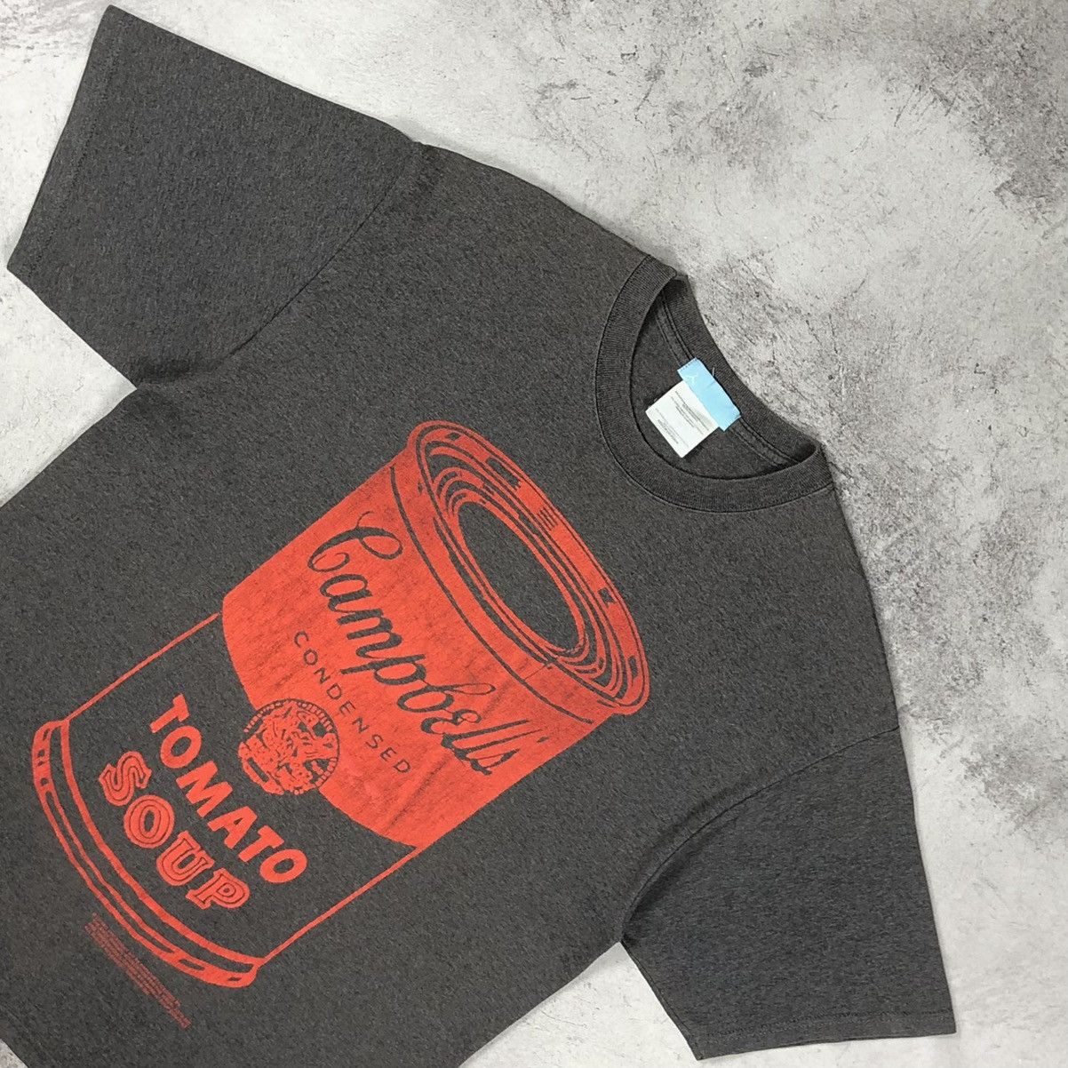 Andy Warhol Vintage Andy Warhol Campbell's Tomato Soup Gingham Tee Size US M / EU 48-50 / 2 - 6 Thumbnail