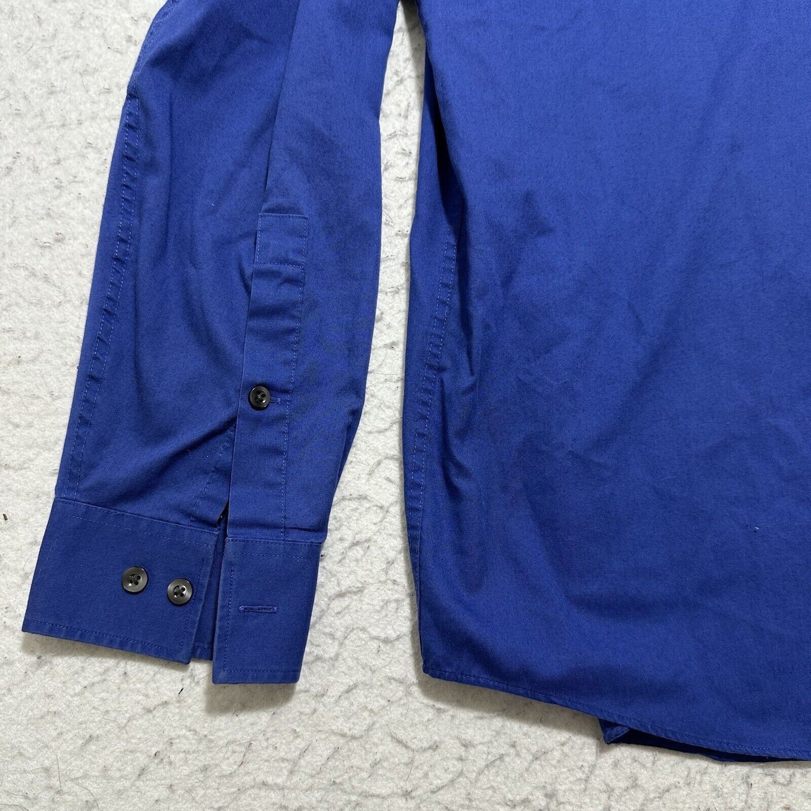 Michael Kors Michael Kors Large 16.5 - 34/35 Blue Button Down Dress Shirt Size US L / EU 52-54 / 3 - 7 Thumbnail