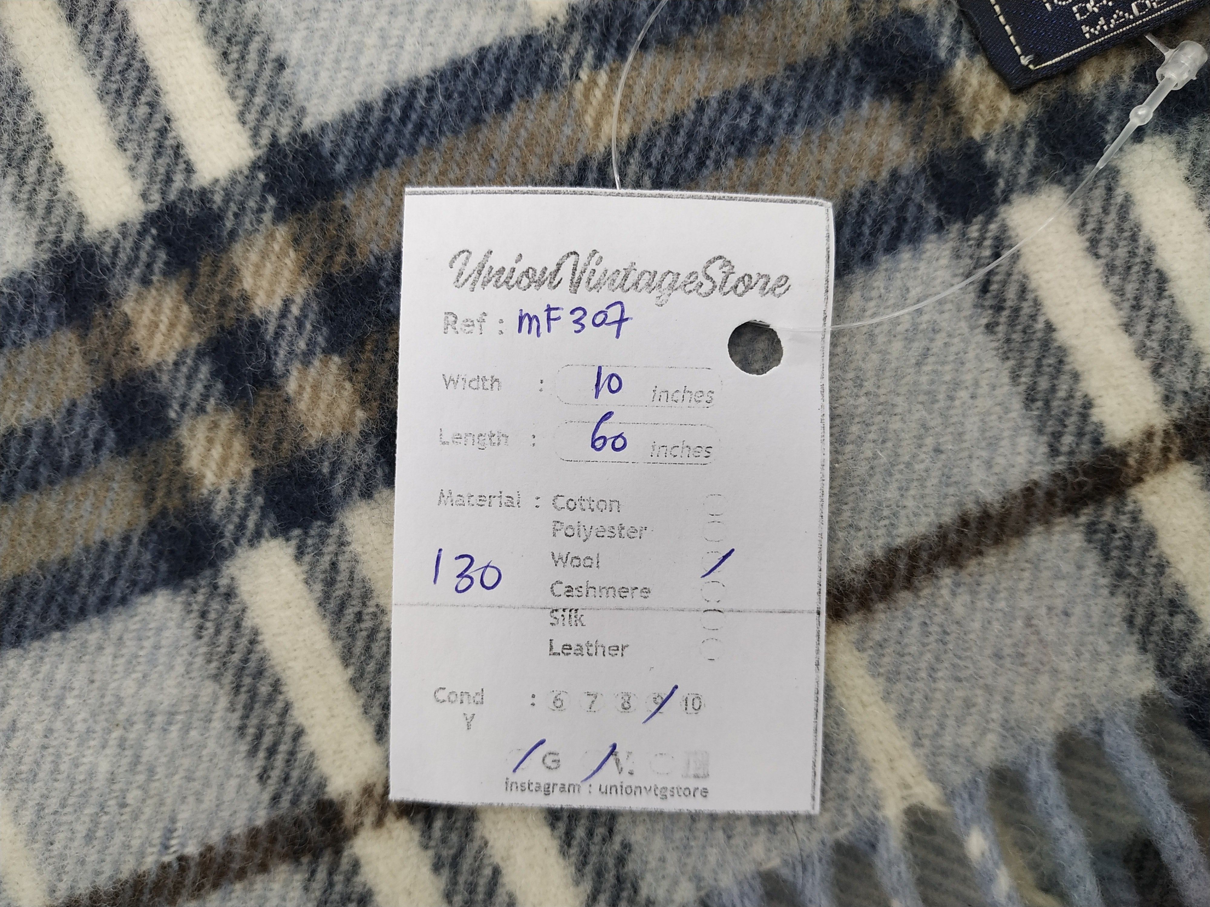 Burberry Vintage Burberry Scarf/Muffler/Neckwear MF307 Size ONE SIZE - 6 Thumbnail