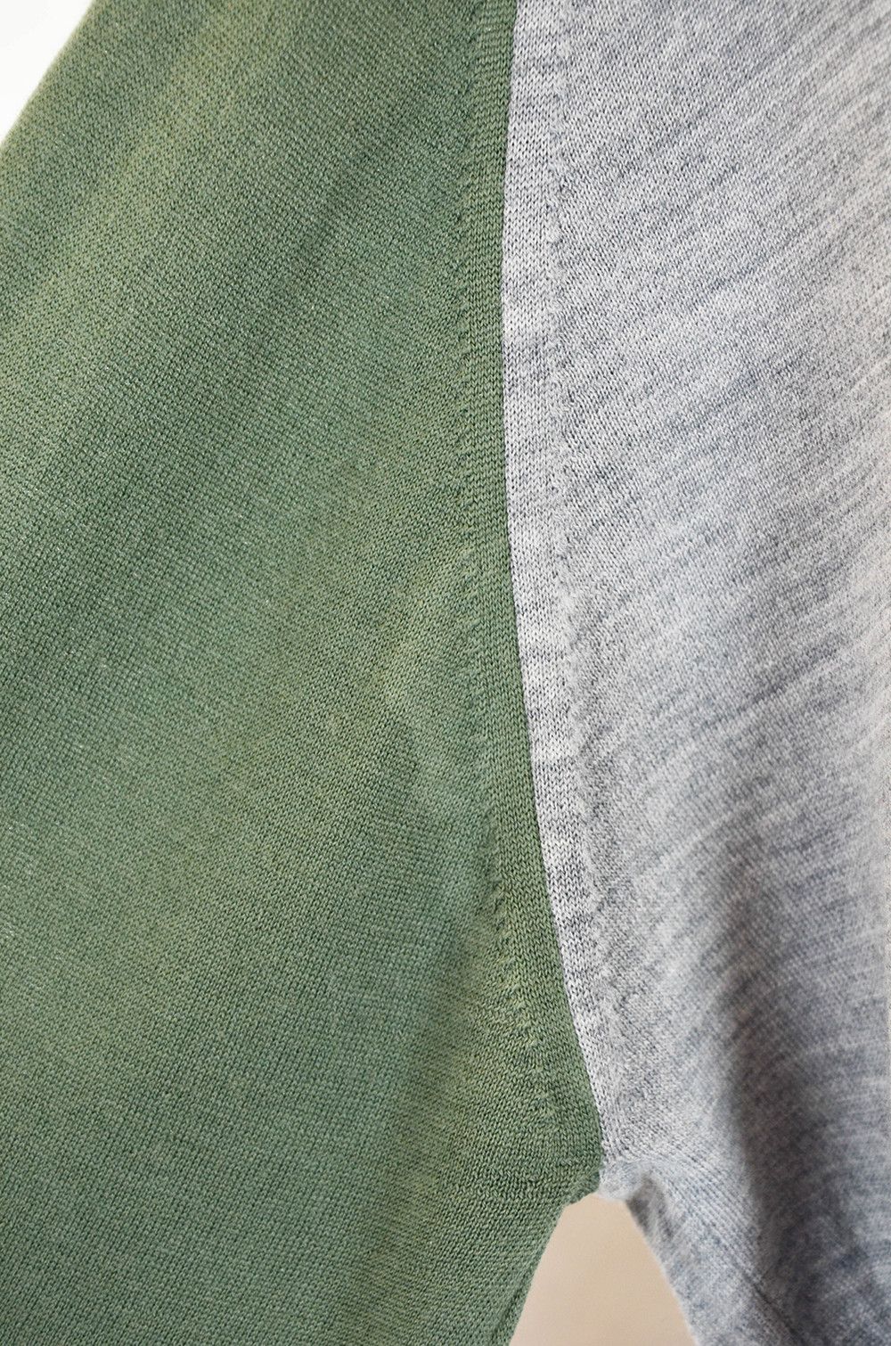 John Smedley John Smedley Wool Sweater XL Grey/Green Size US XL / EU 56 / 4 - 7 Thumbnail