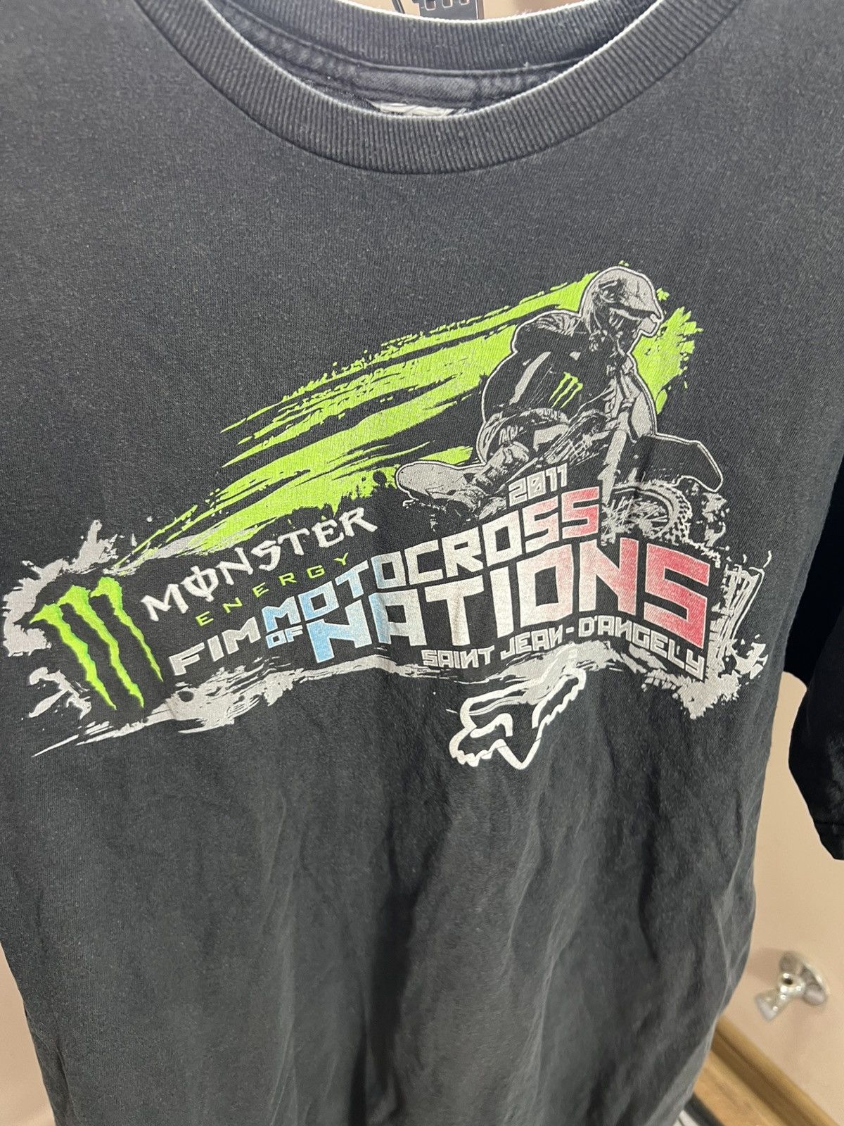 Fox Racing Vintage FOX Racing “Motocross of Nations” Tee (2011) Size US M / EU 48-50 / 2 - 4 Thumbnail