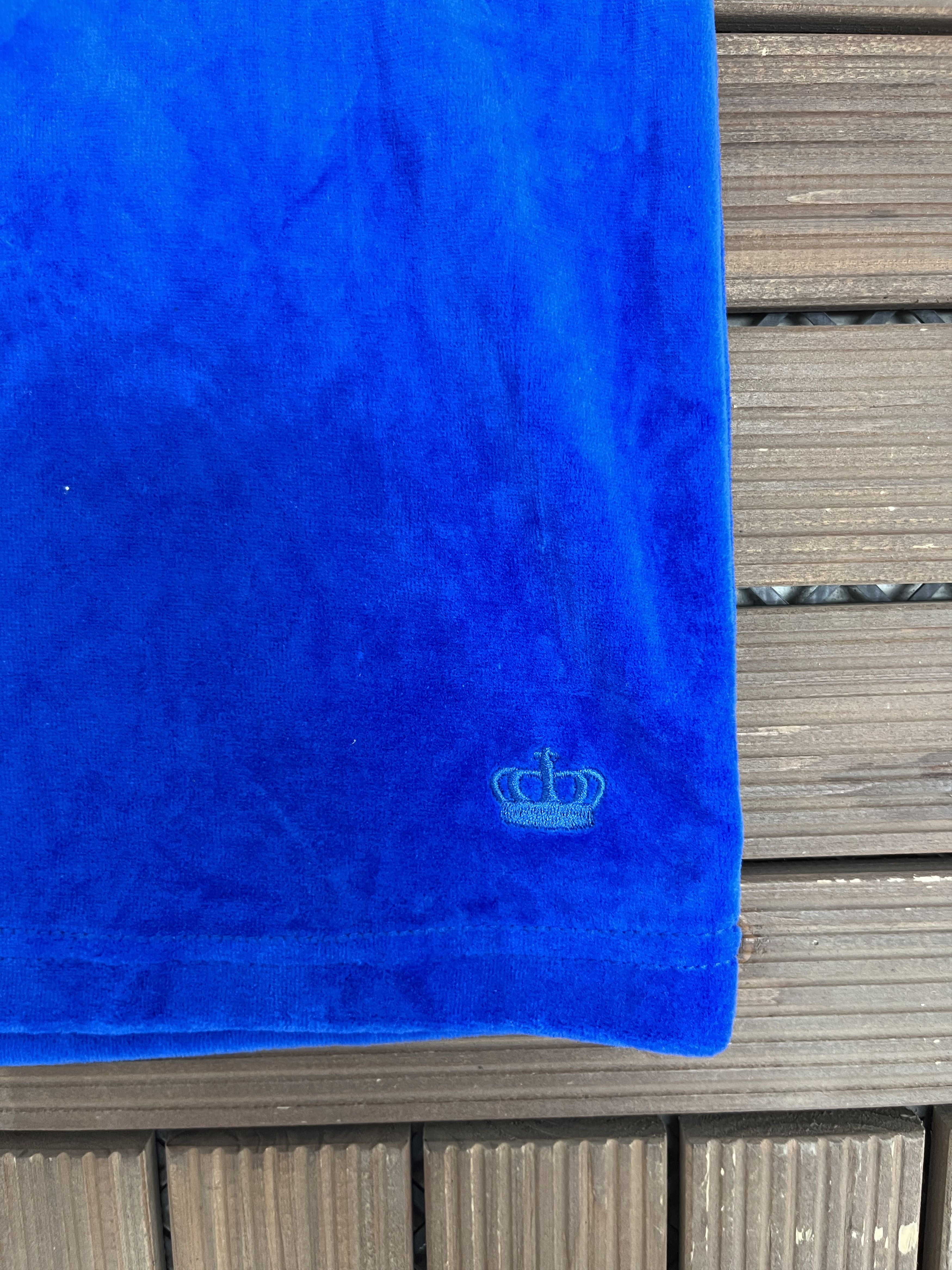 Juicy Couture × Vintage Juicy by Juicy Couture Vintage Velour Blue Skirt Size 30" / US 8 / IT 44 - 2 Thumbnail
