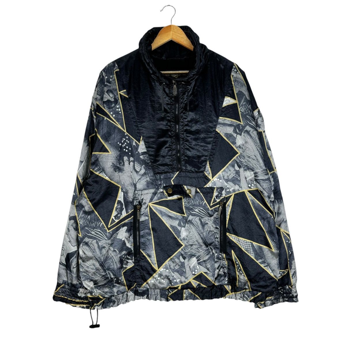 Japanese Brand × Vintage 🌟VINTAGE 90s HEAD STAR HALF ZIP SKI WEAR JACKET Size US XL / EU 56 / 4 - 3 Thumbnail