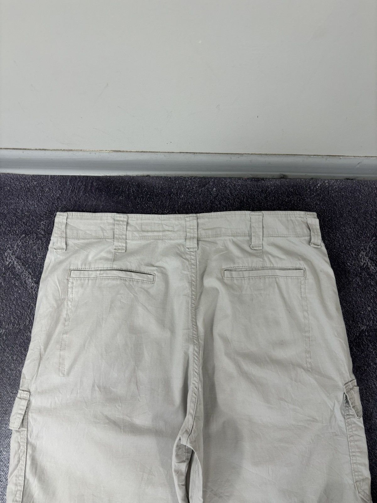 Wrangler Vintage Wrangler Y2K Beige Military Style Hype Cargo Shorts Size US 36 / EU 52 - 14 Thumbnail