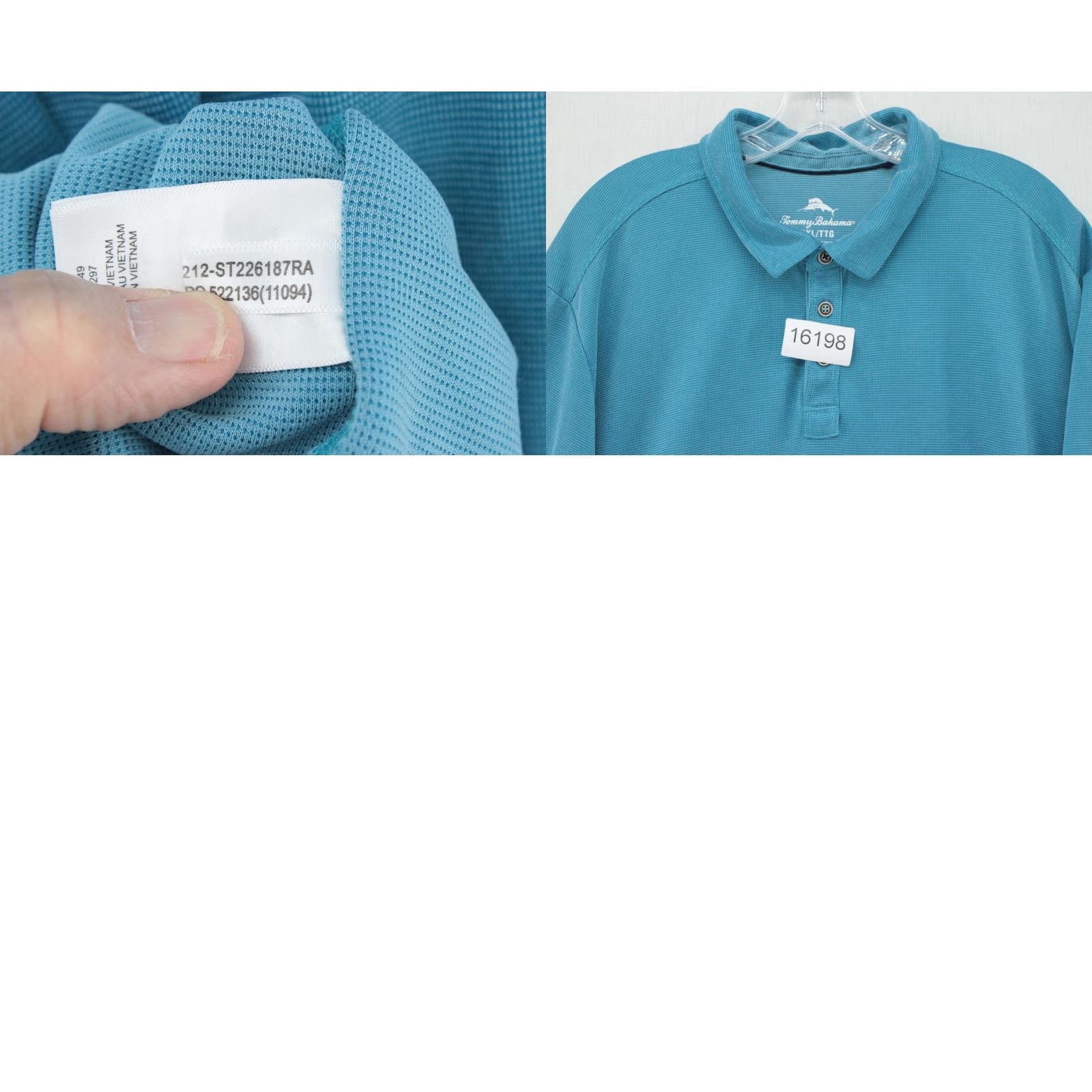 Tommy Bahama VINTAGE Tommy Bahama Polo Shirt Men's XXL Blue Tencel Beach Vacation Moisture Wicking Size US XXL / EU 58 / 5 - 8 Thumbnail