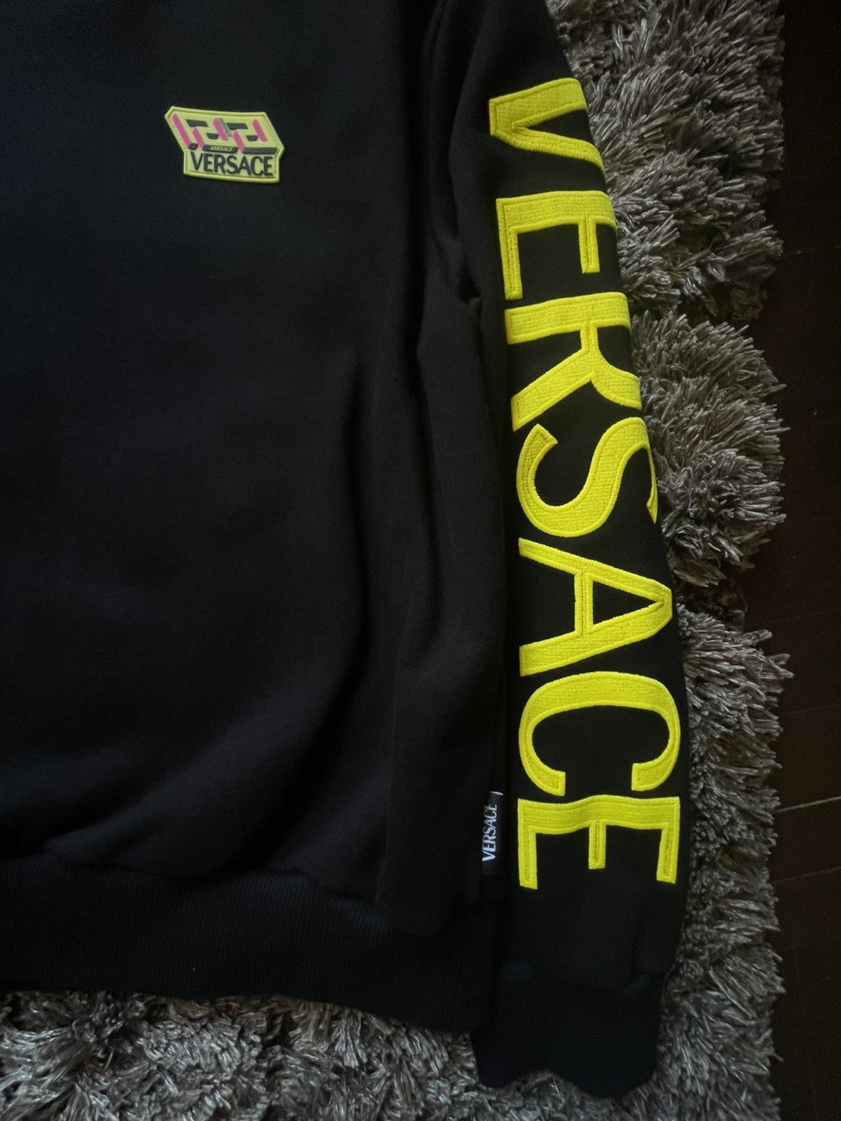 Versace Authentic Versace 3D Geometric Logo Sweatshirt Size M / US 6-8 / IT 42-44 - 4 Thumbnail