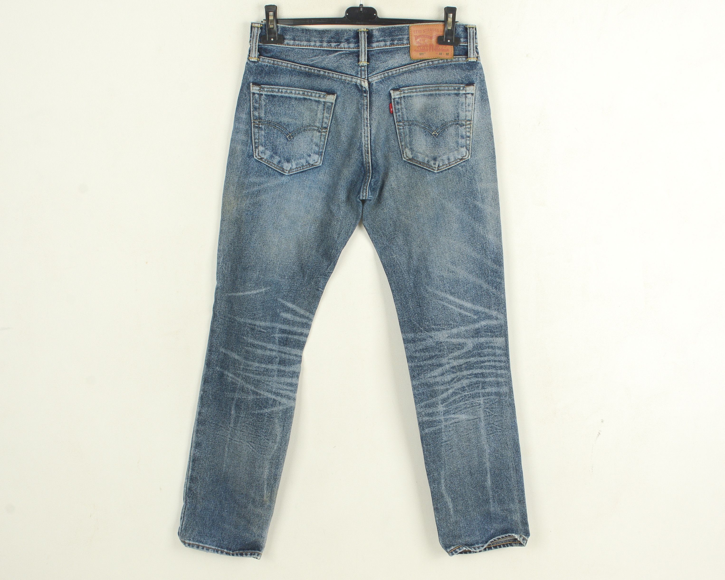 Levi's 511 thick strong denim Jeans W32 L32 Slim Mexico Pants y2k Size US 32 / EU 48 - 1 Thumbnail
