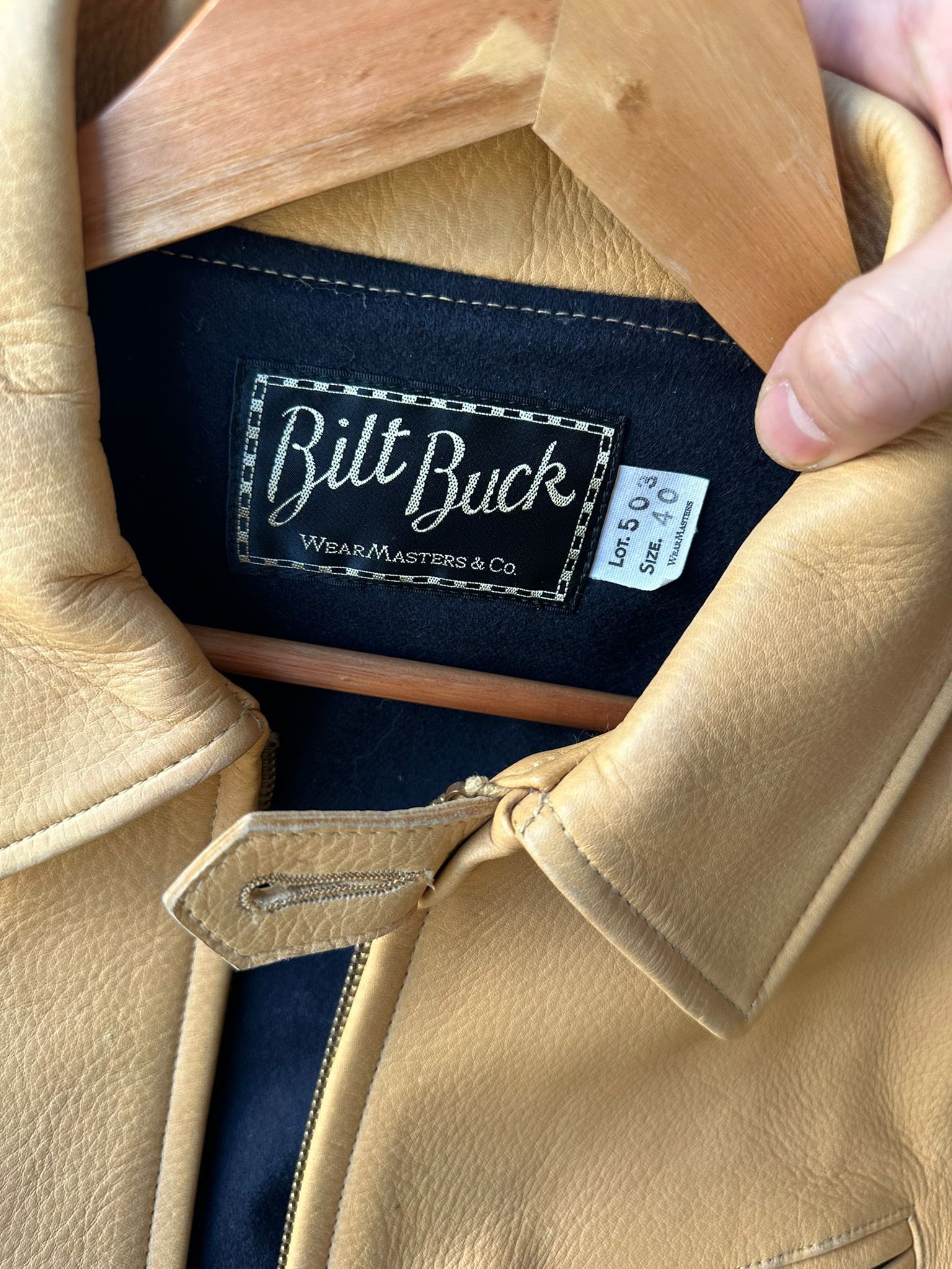 Japanese Brand Bilt Buck (Attractions) Deerskin Camel Size 40 Size US M / EU 48-50 / 2 - 2 Thumbnail