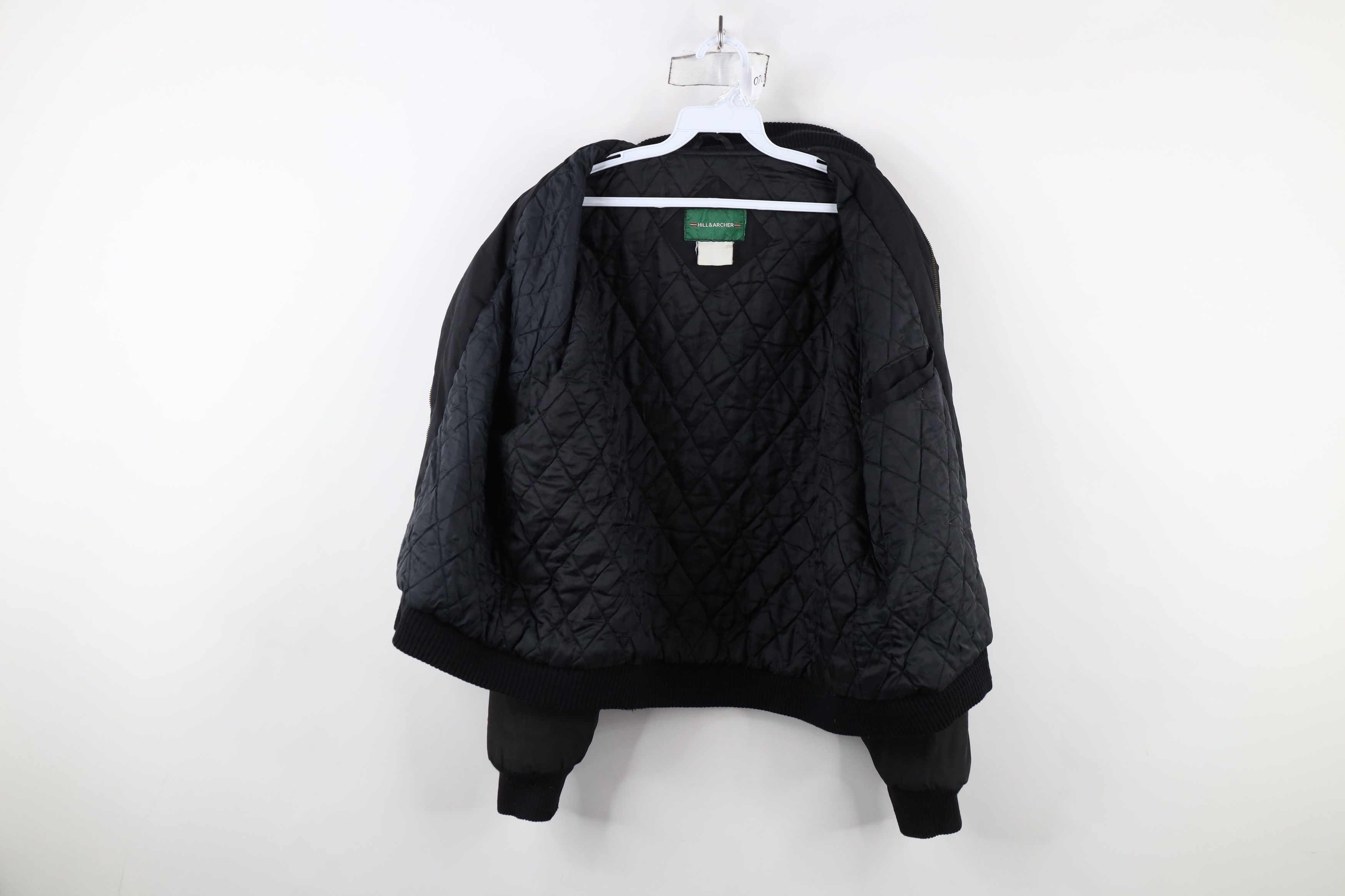 Vintage Vintage 90s Streetwear Quilted Catalina Bomber Jacket Black Size US XL / EU 56 / 4 - 10 Thumbnail
